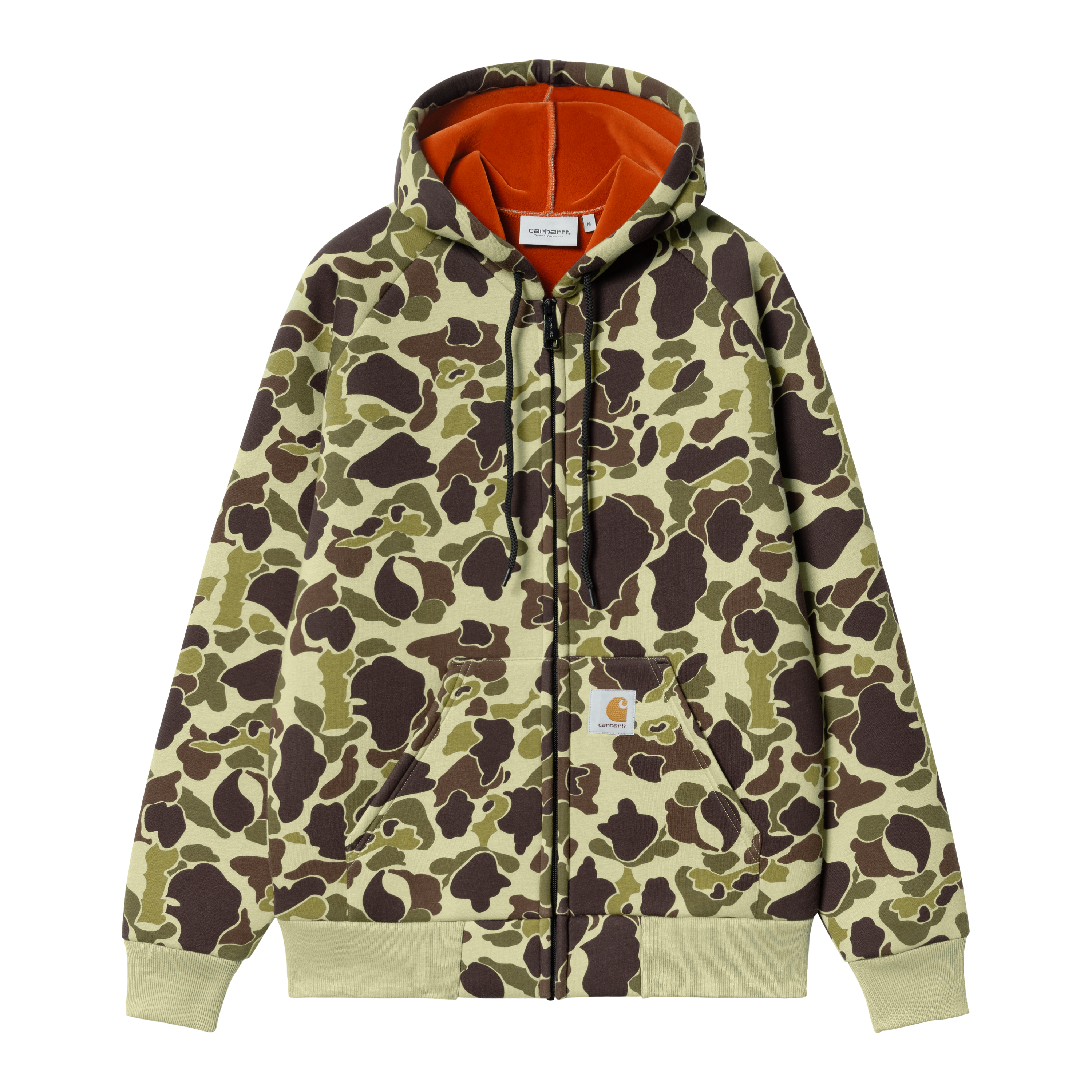 Carhartt WIP Car-Lux Hooded Jacket in Orange