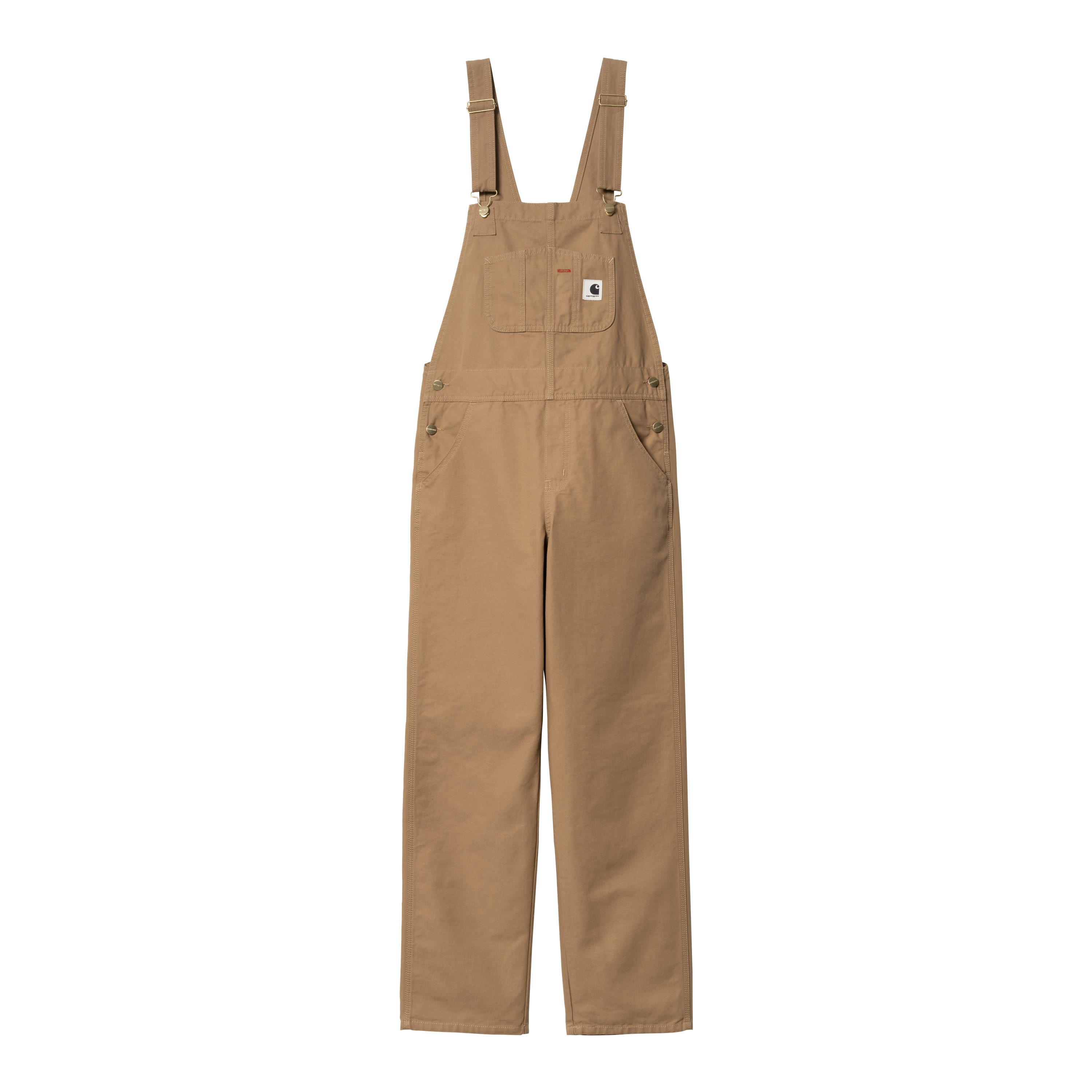 Carhartt WIP Women’s Bib Overall Straight em Castanho