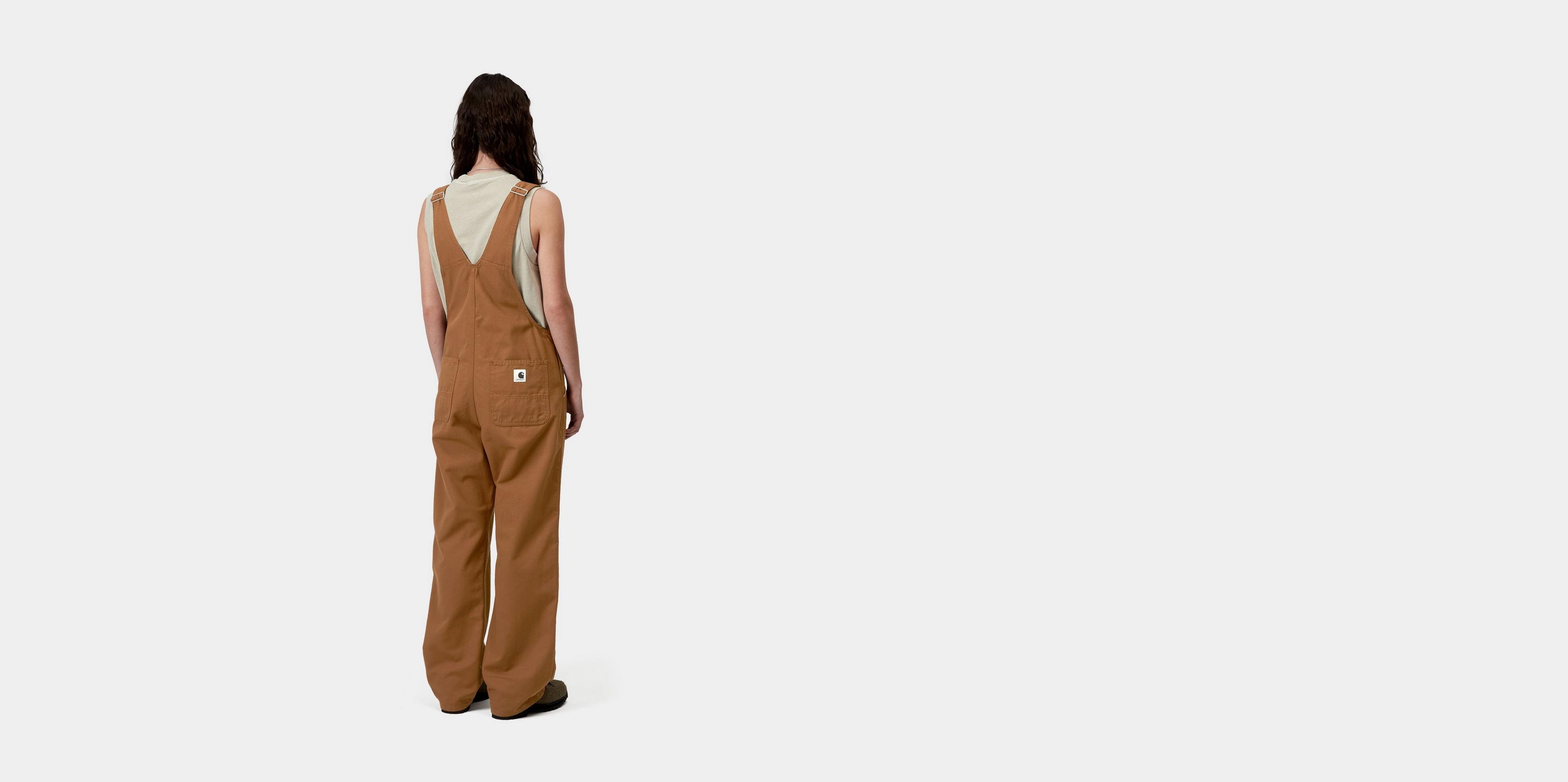 パンツ Carhartt WIP BIB OVERALL Hamilton Brown Carhartt WIP Women's Bib Overall Straight, Hamilton Brown
