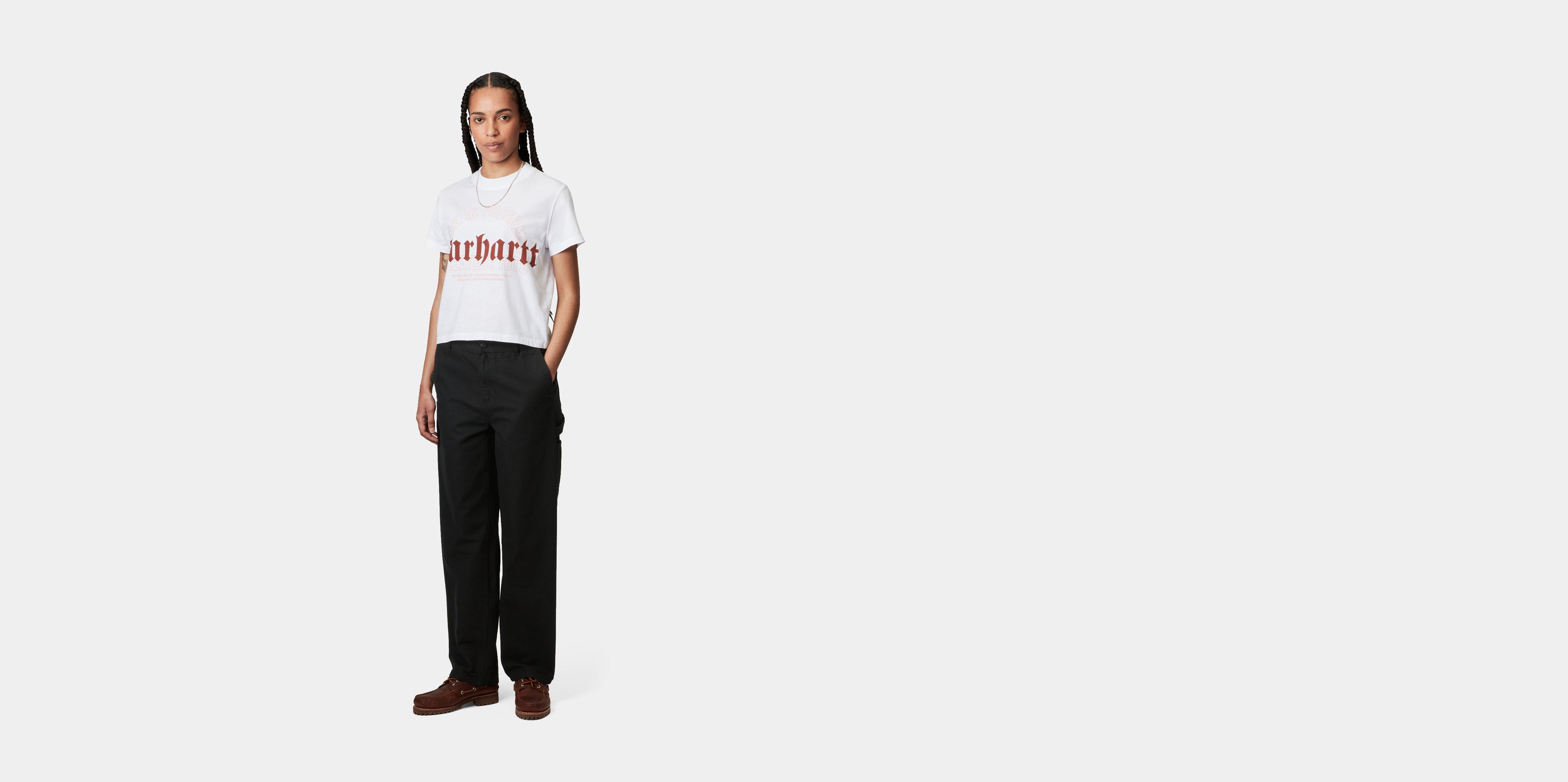 Carhartt WIP W Pierce Pant Straight Black Official Online Store