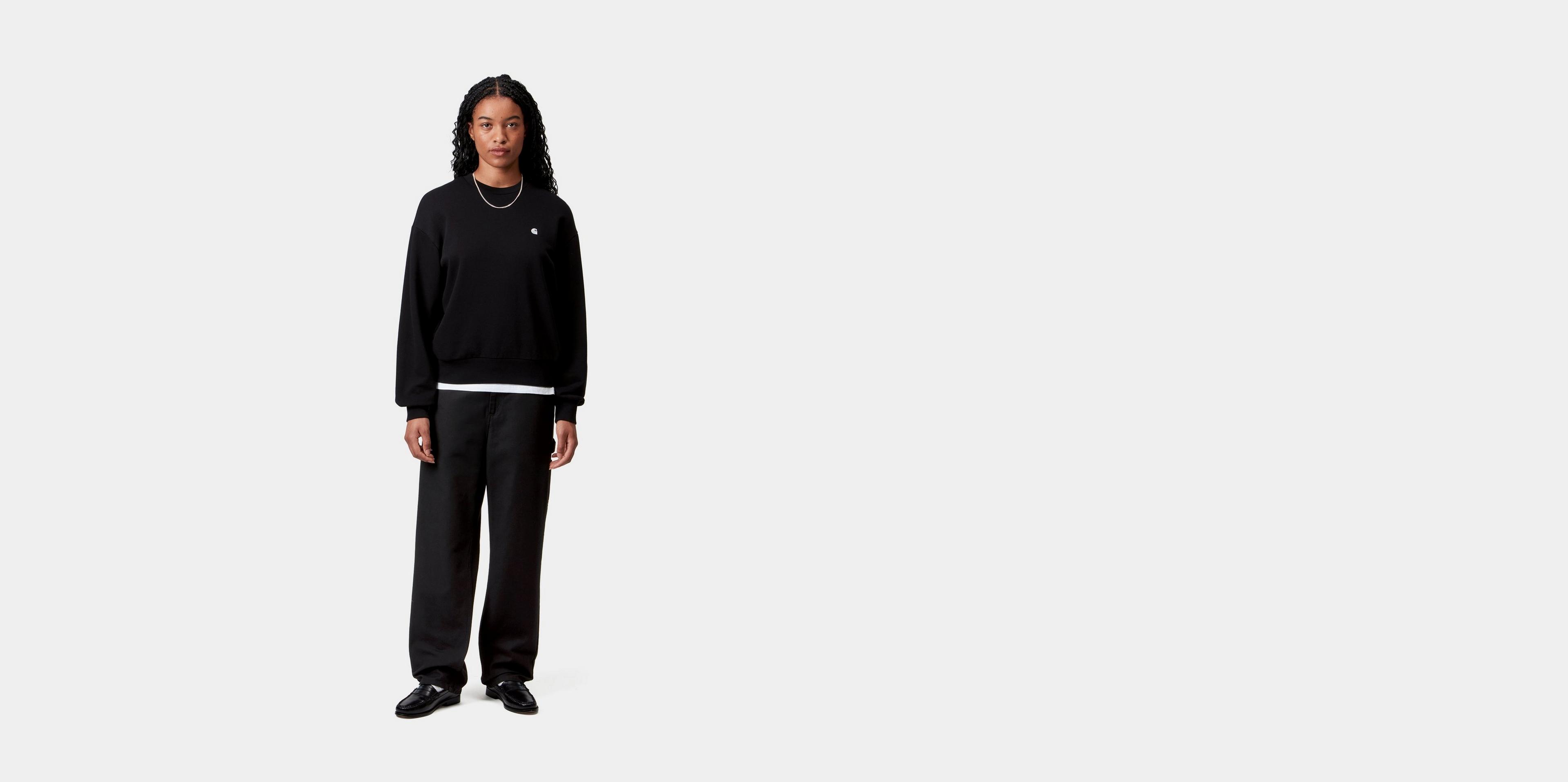 【送料&関税込】Carhartt W Pierce Pant Straight Carhartt WIP - W' Pierce Pant Straight - Black Rinsed