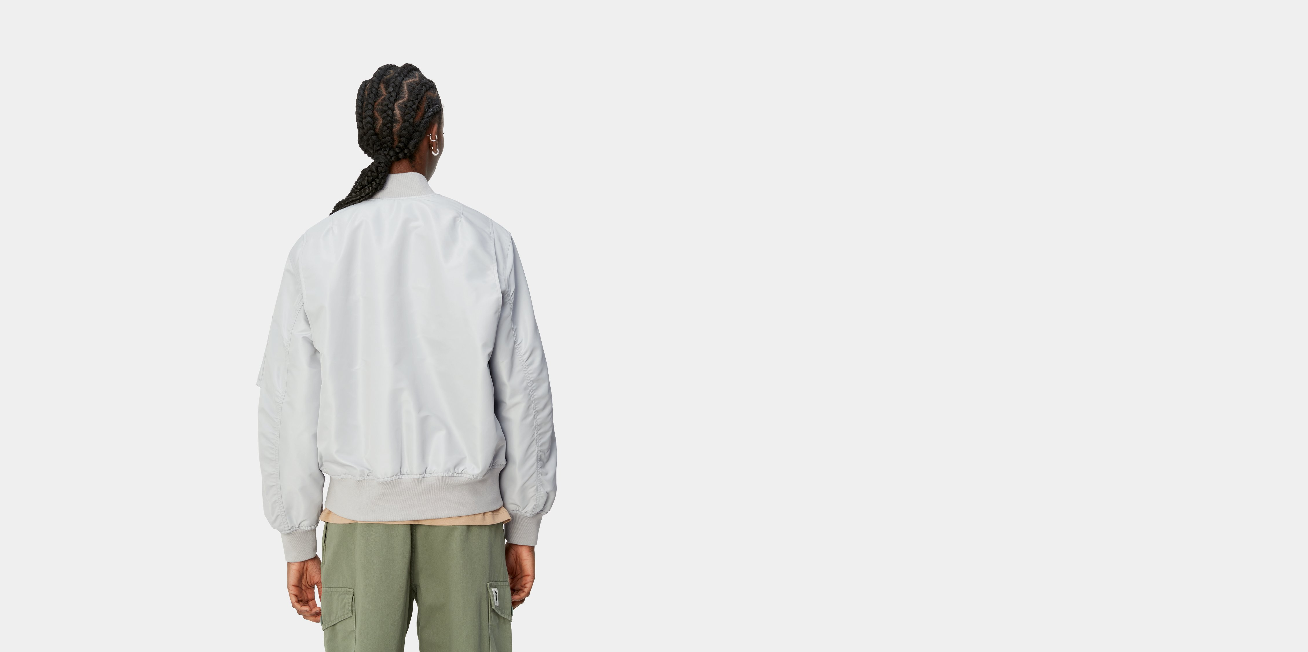 Carhartt WIP W' Otley Bomber, Sonic Silver | Boutique officielle en Ligne