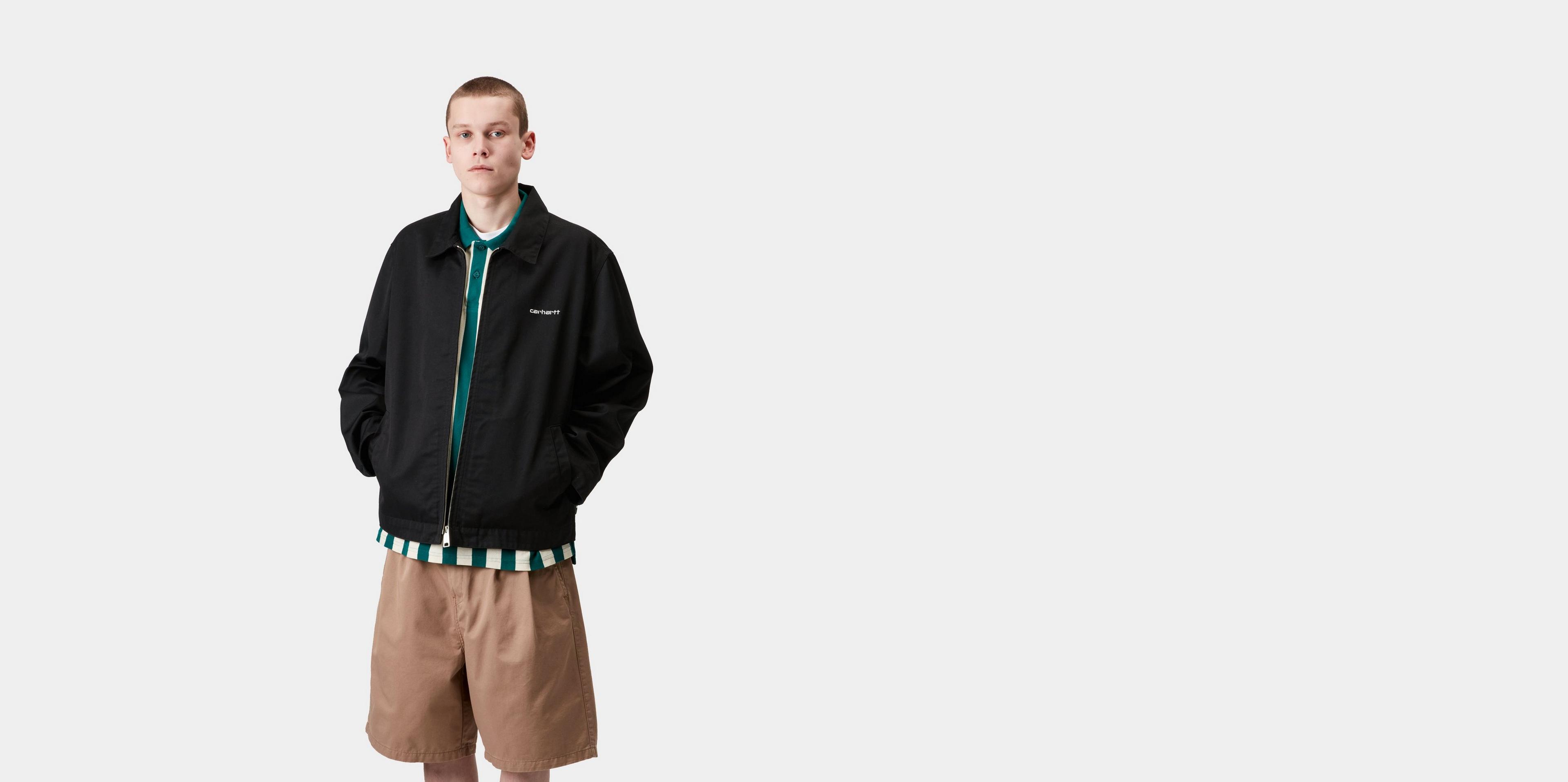 Carhartt WIP Module Script Jacket, Black / White | Official