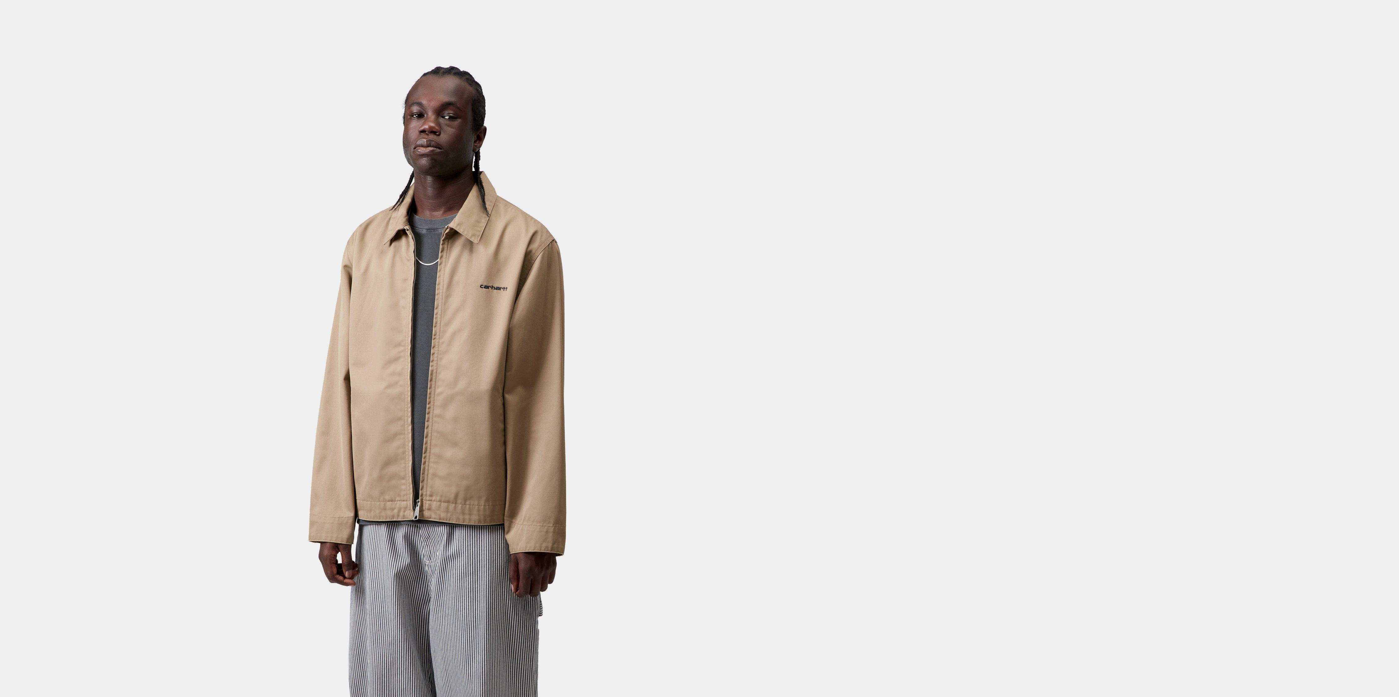 Carhartt WIP Module Script Jacket Leather / Black | beige|brown | XXL | Men