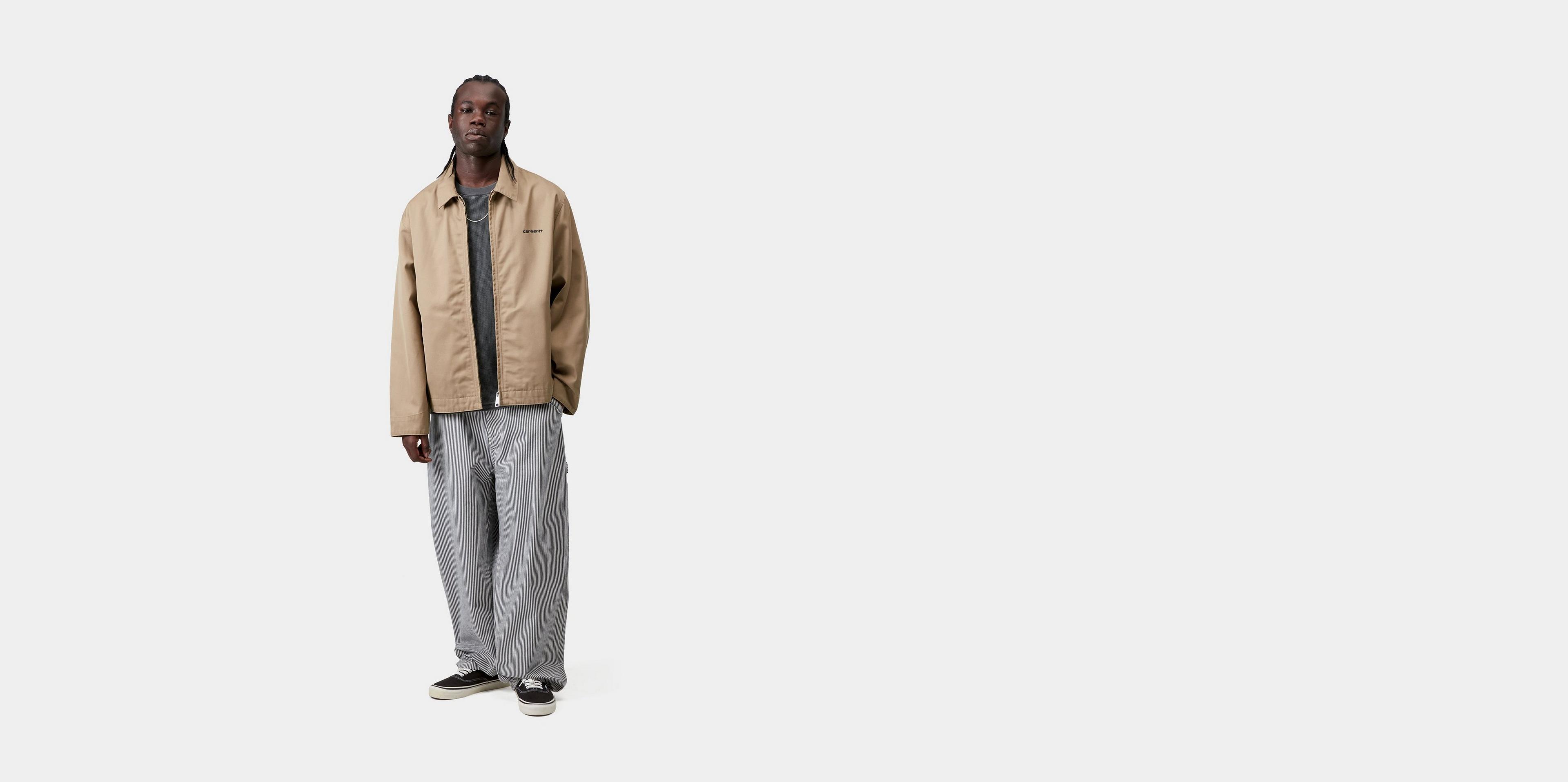 Carhartt WIP Module Script Jacket, Leather / Black | Official