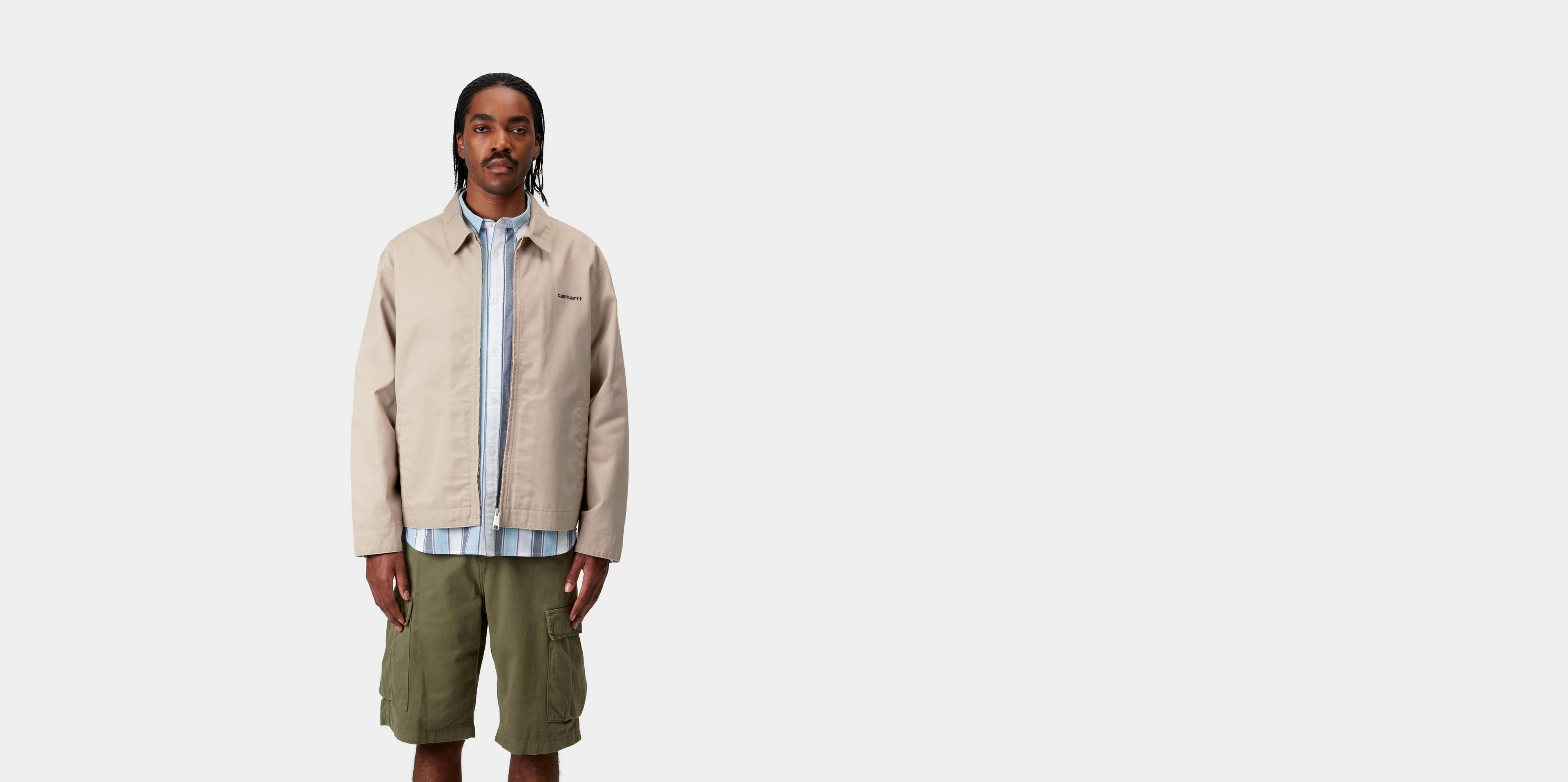Carhartt WIP Module Script Jacket, Wall / Black | Official