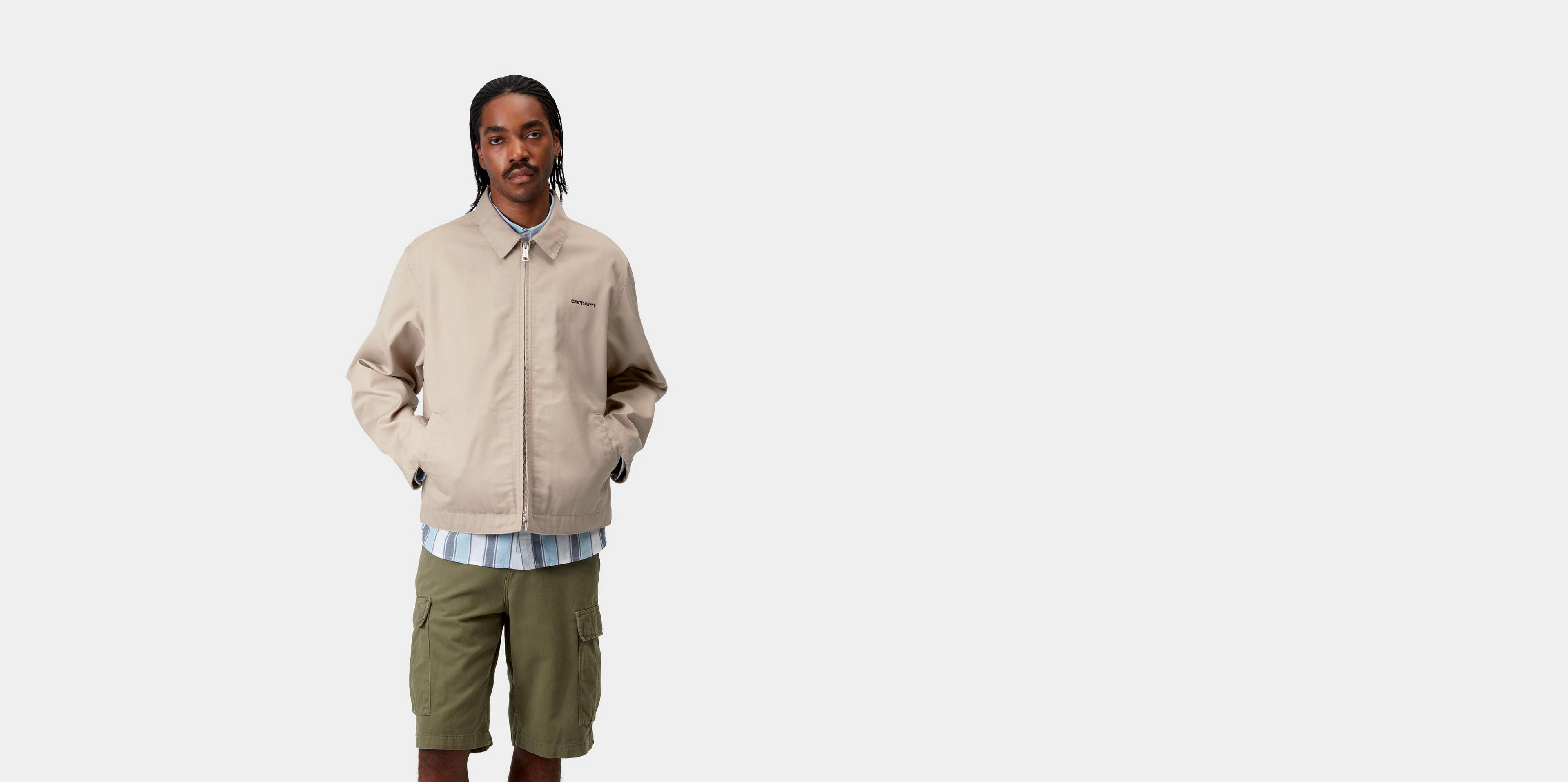 Carhartt WIP Module Script Jacket, Wall / Black | Official