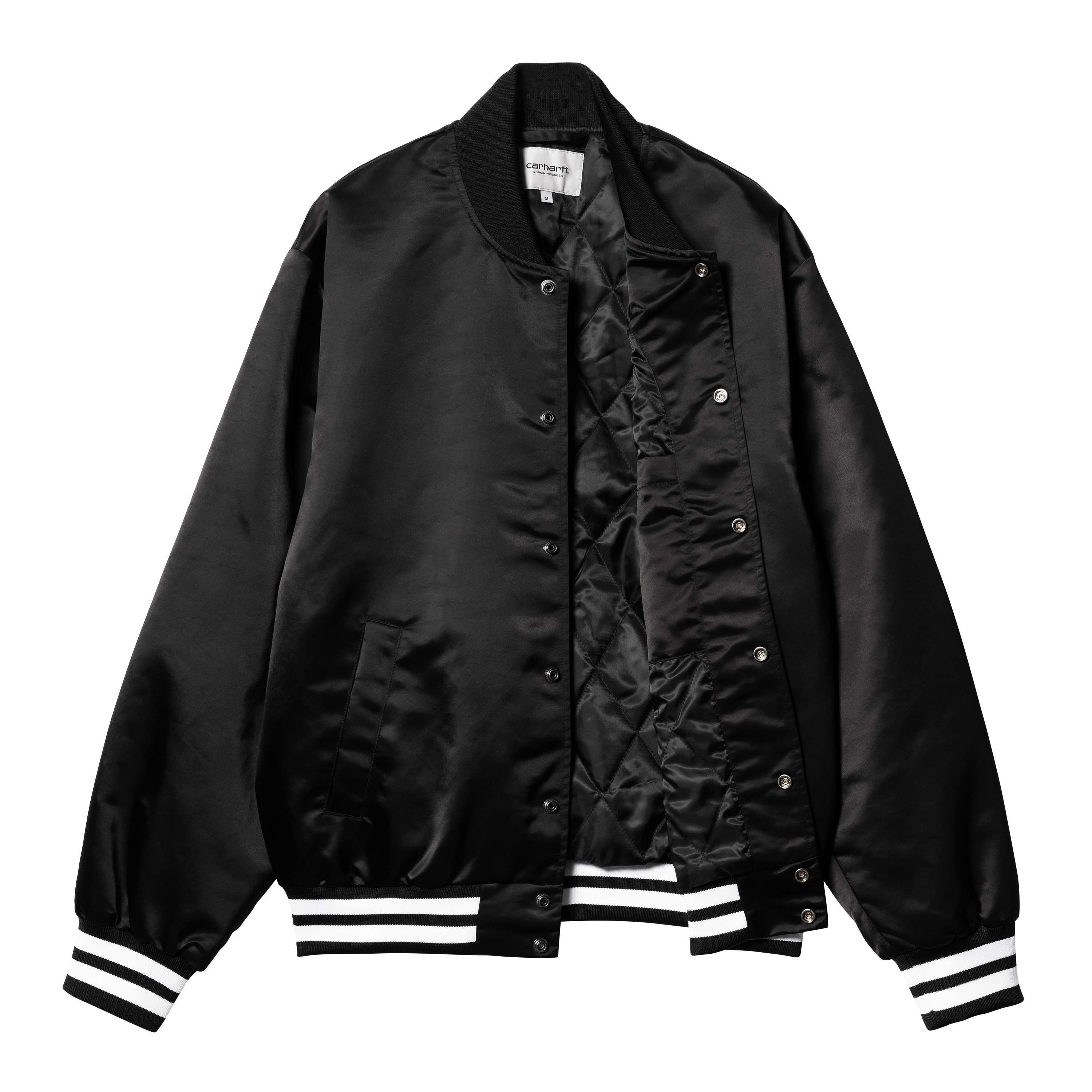 Carhartt WIP Class of 89 Bomber Jacket, Black / White | Official Online ...