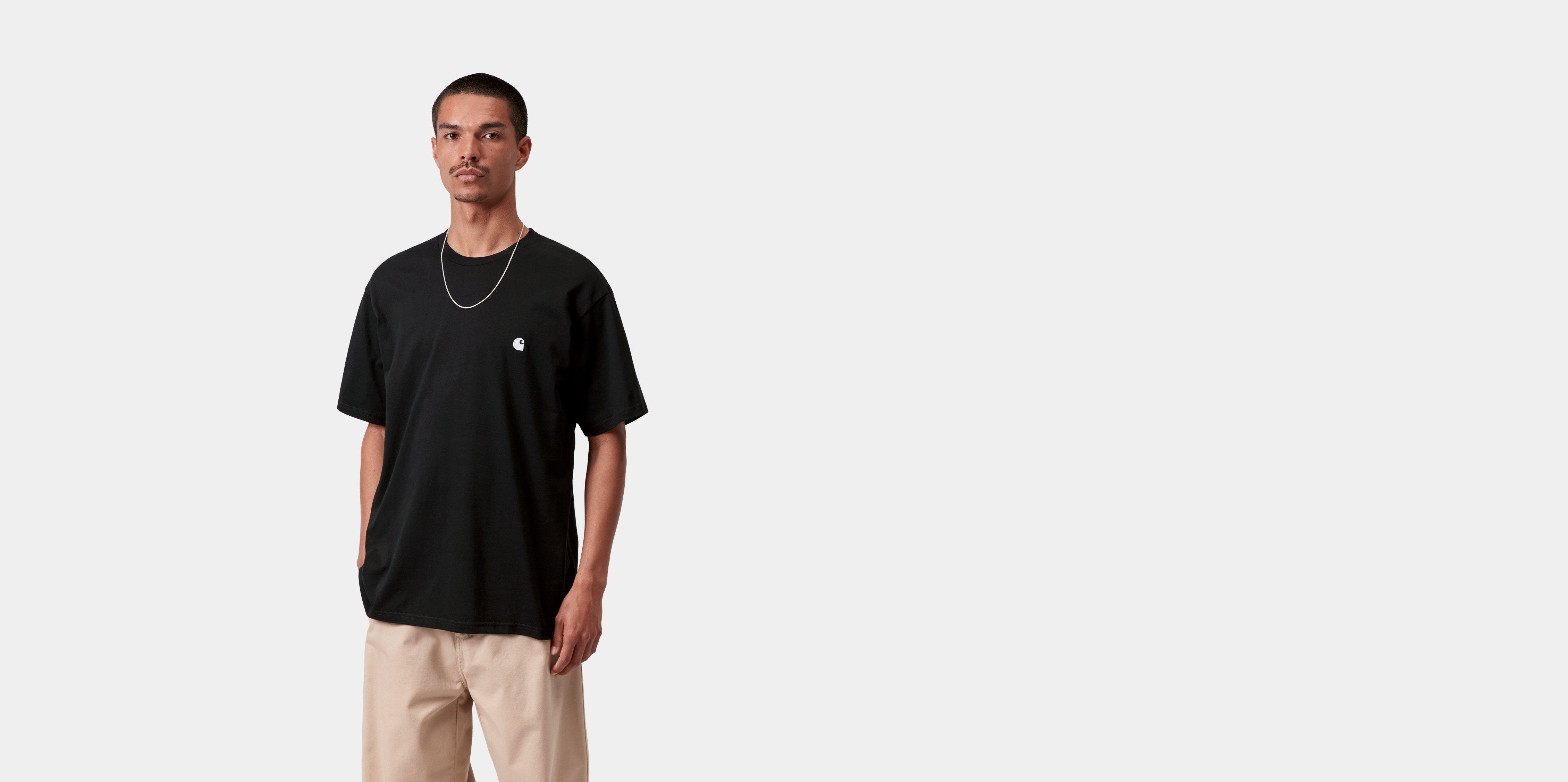 Carhartt WIP S/S Madison T-Shirt Black / White | S | Men