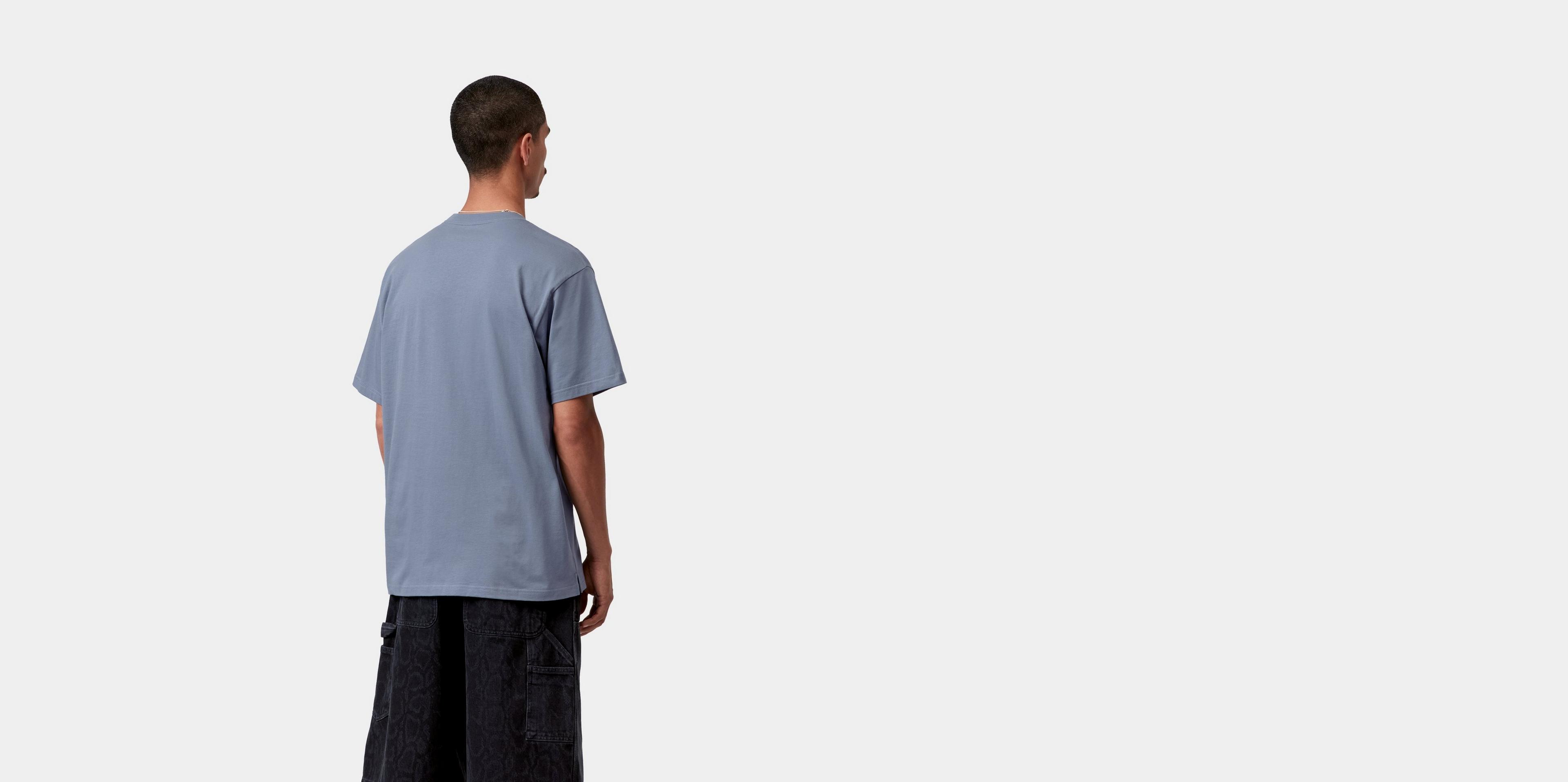 Carhartt WIP S/S Madison T-Shirt, Velvet Blue / White | Official