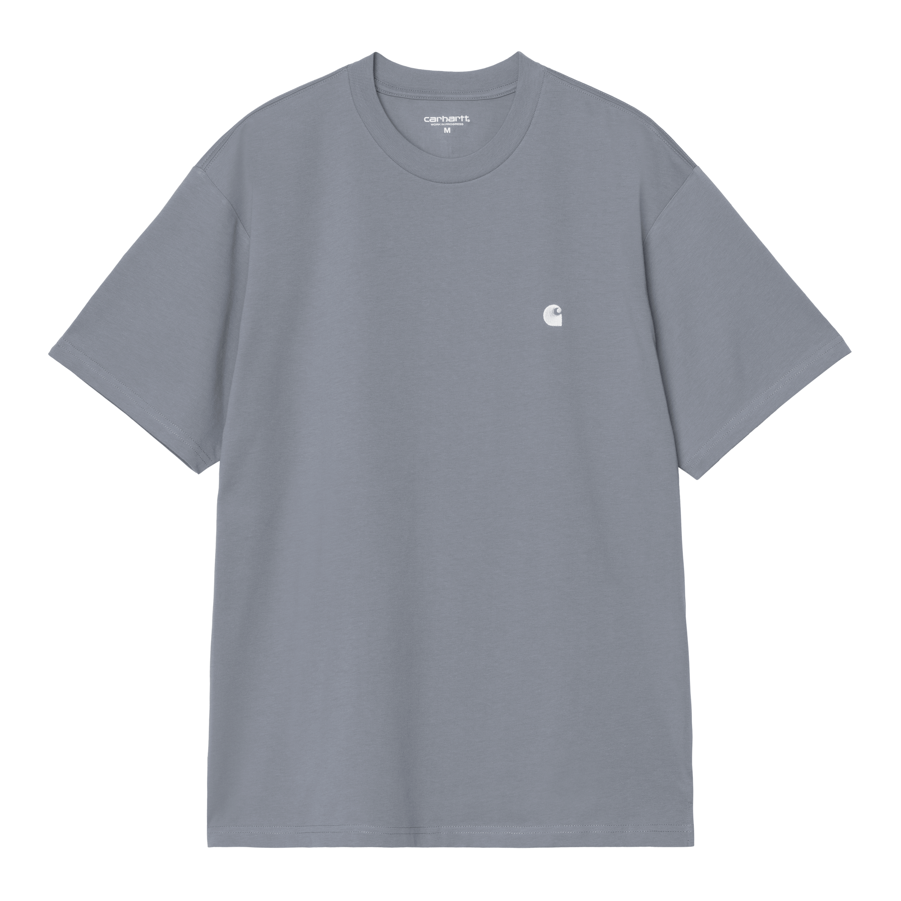 Carhartt WIP S/S Madison T-Shirt, Shady Blue / White | Official