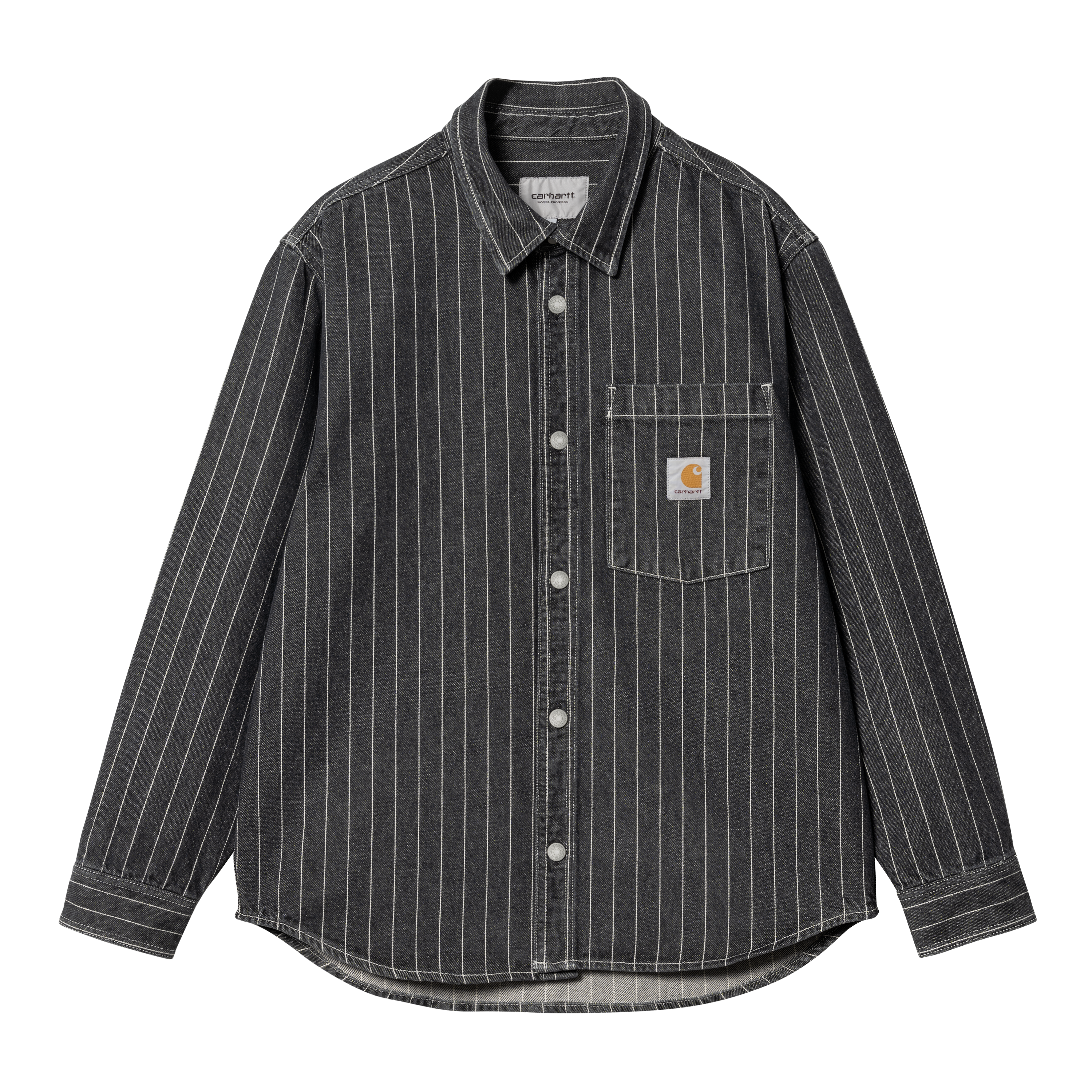 Carhartt WIP Orlean Shirt Jac in Schwarz