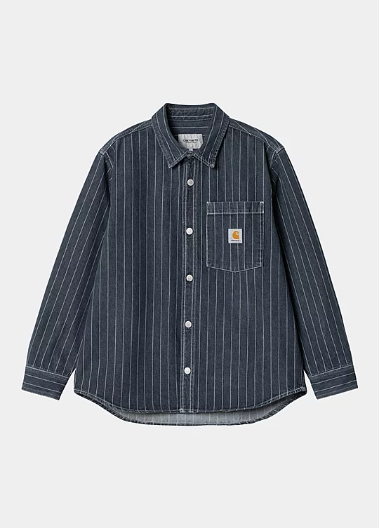 Carhartt WIP Orlean Shirt Jac in Blu