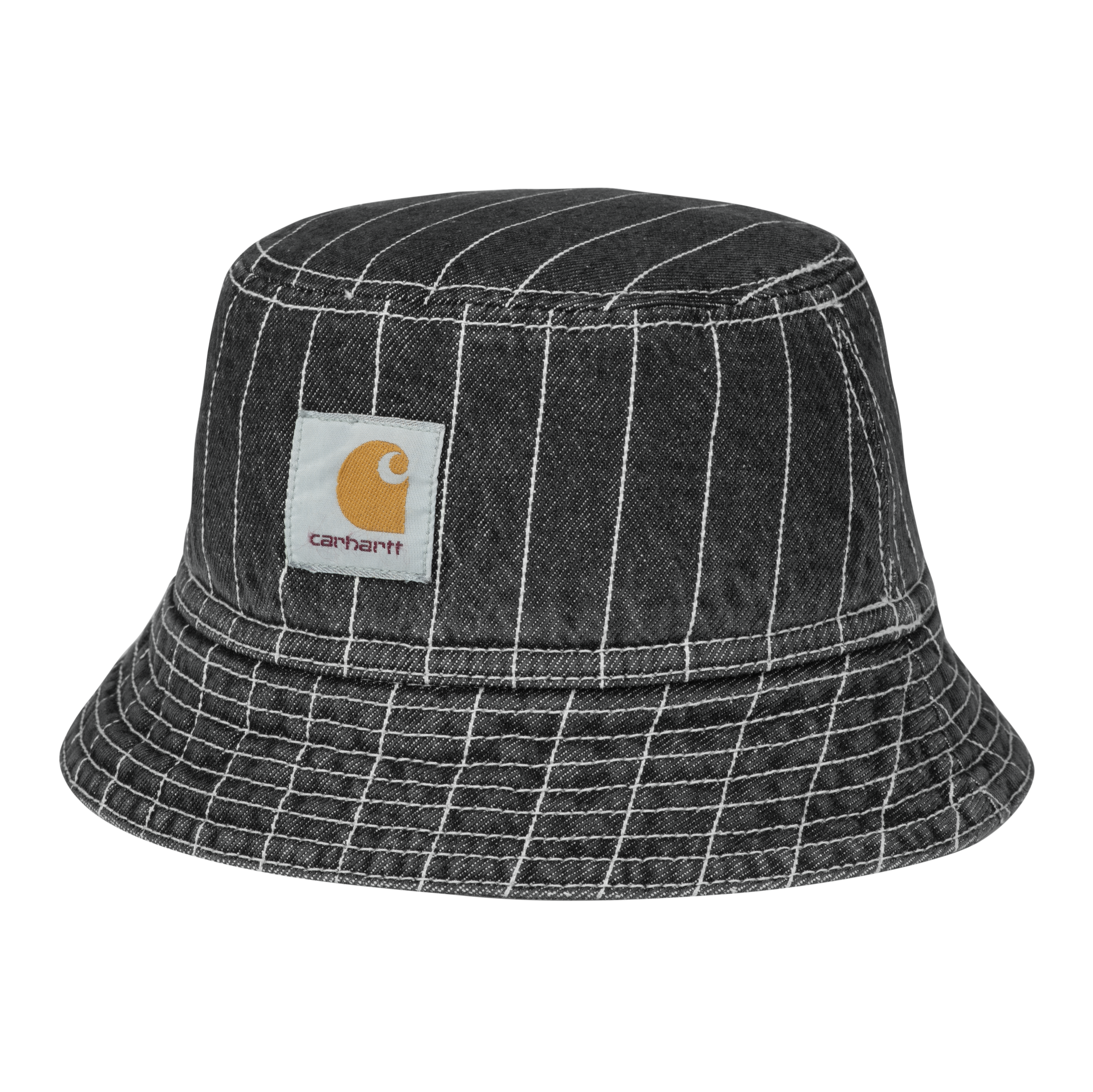 Carhartt WIP Orlean Bucket Hat Unisex Hat, Size: M/L, Black/White