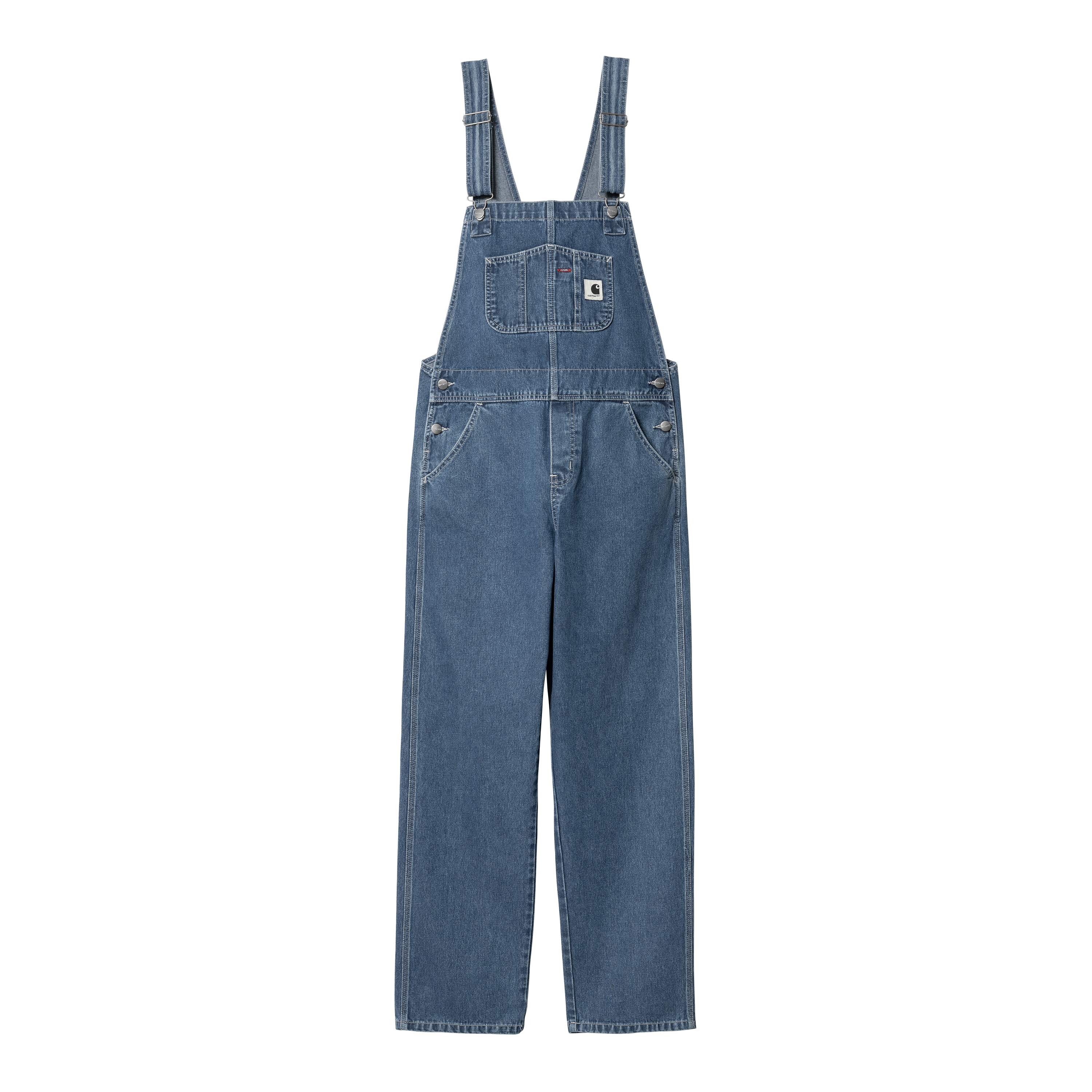 Carhartt WIP W' Bib Overall Straight, Blue | Official Online
