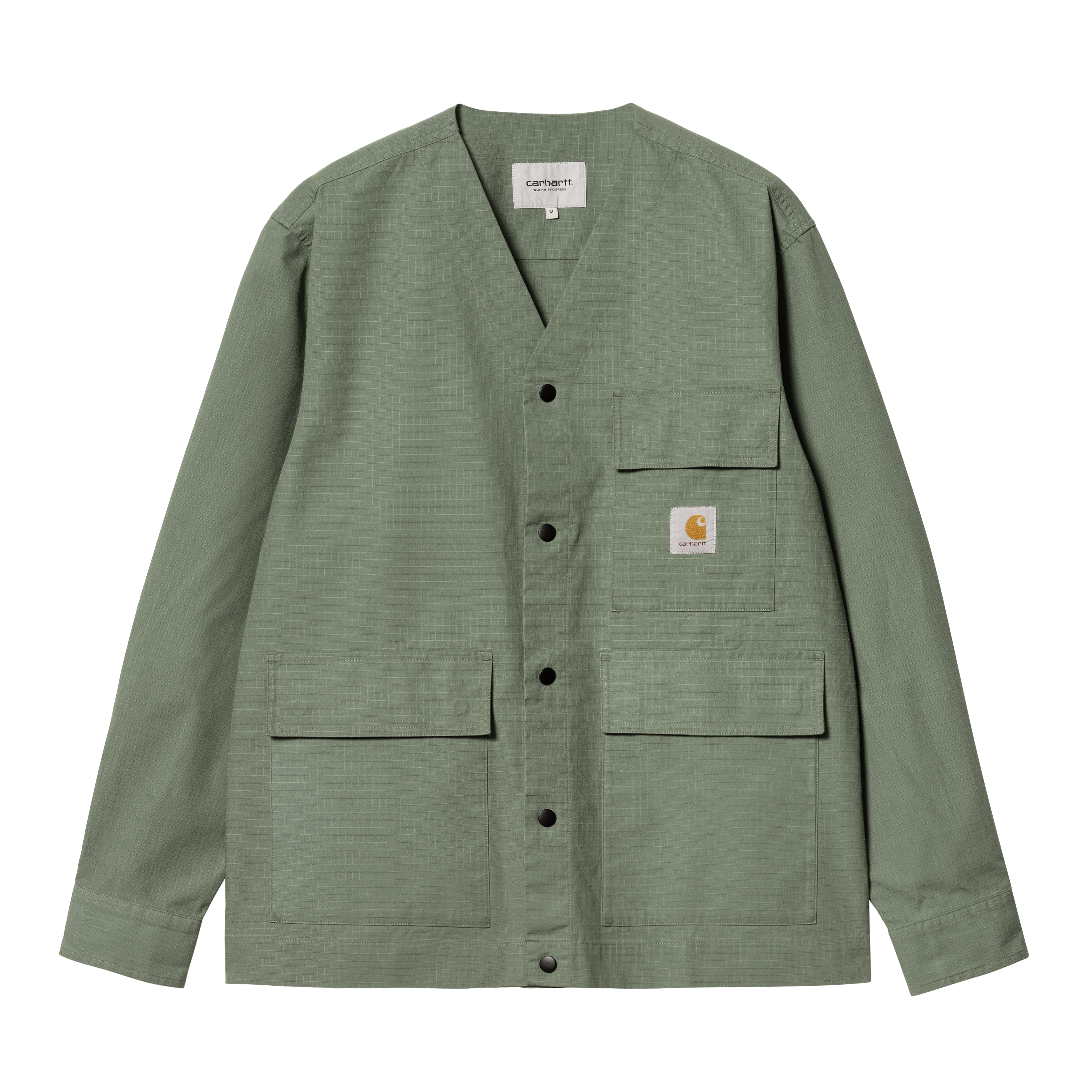 Carhartt WIP - Gewatteerde oversized boyfriend jas met pluizige