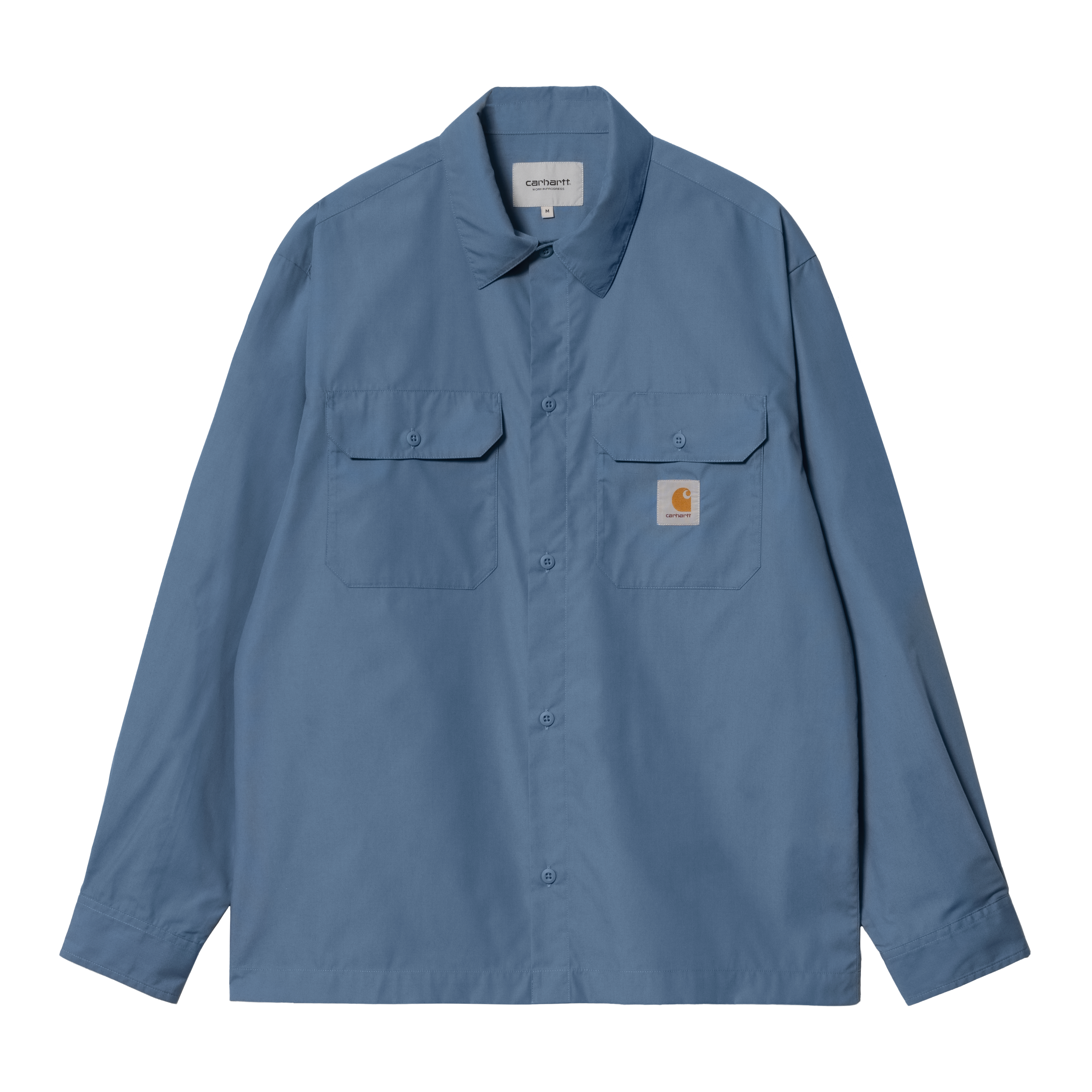 Carhartt WIP Long Sleeve Craft Shirt in Blu