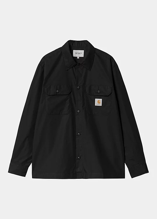 Carhartt WIP Long Sleeve Craft Shirt in Black