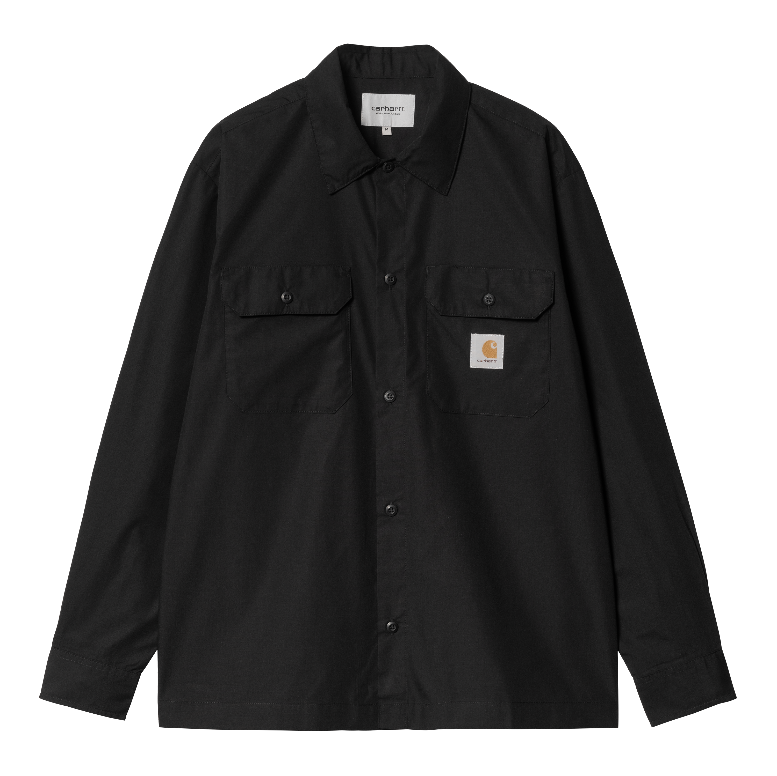 Carhartt WIP Long Sleeve Craft Shirt in Nero
