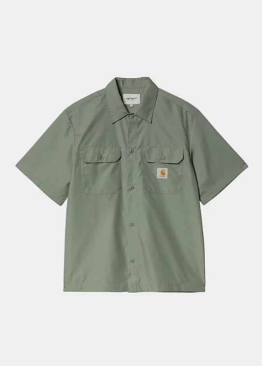 Carhartt WIP Short Sleeve Craft Shirt in Verde