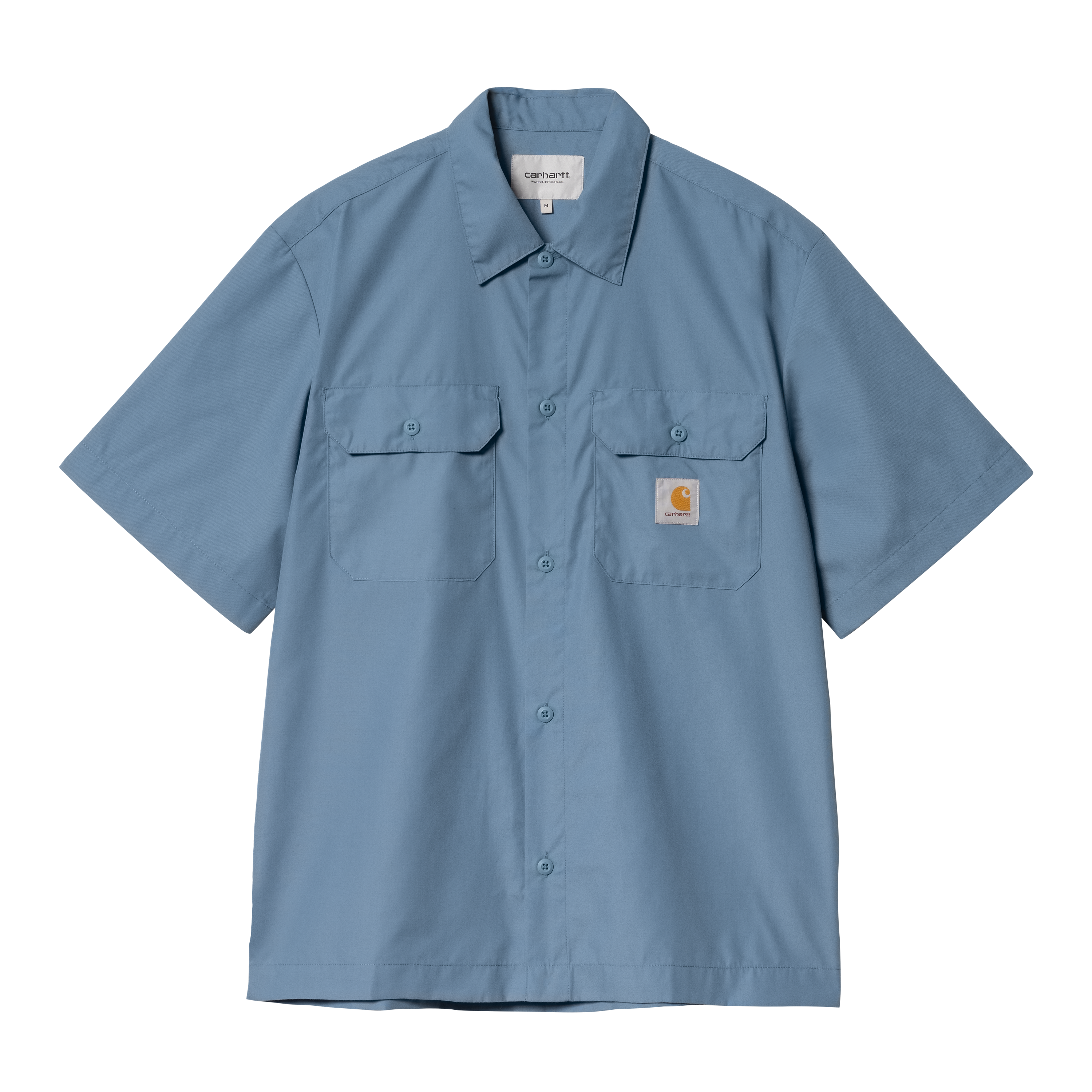 Carhartt WIP Short Sleeve Craft Shirt in Blu