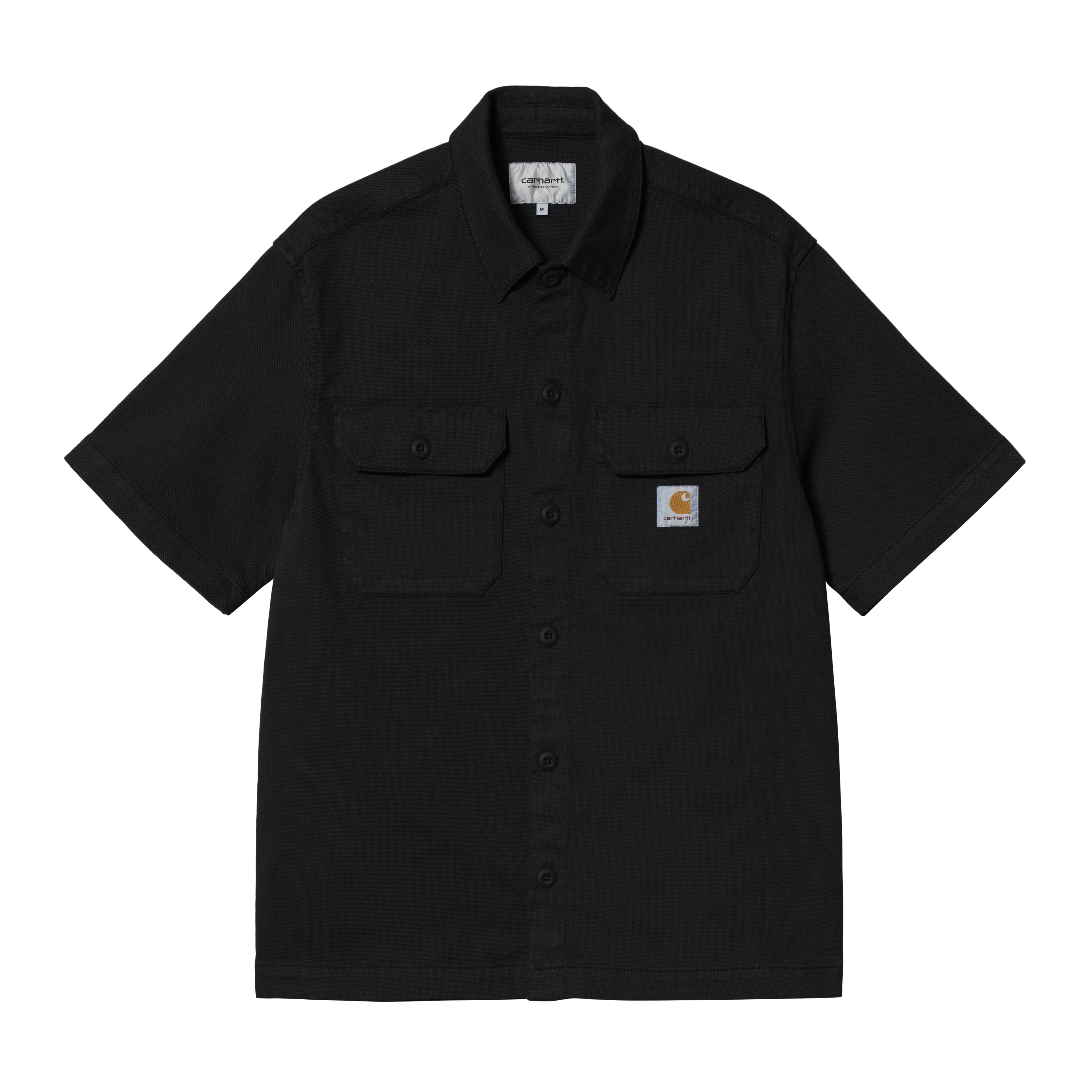 Carhartt WIP Short Sleeve Craft Shirt in Nero