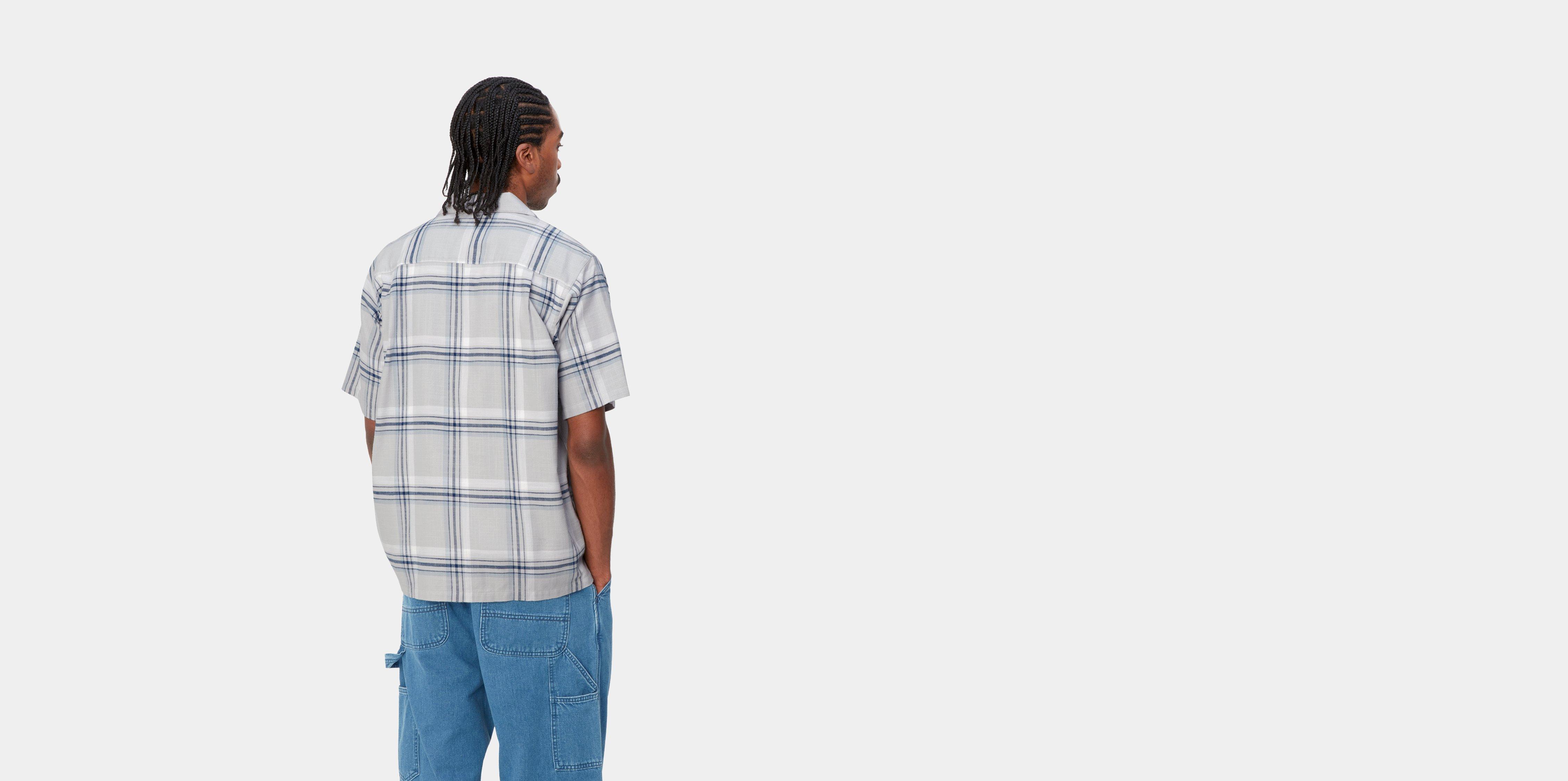 Carhartt WIP S/S Mika Shirt, Mika Check, Sonic Silver | Official 