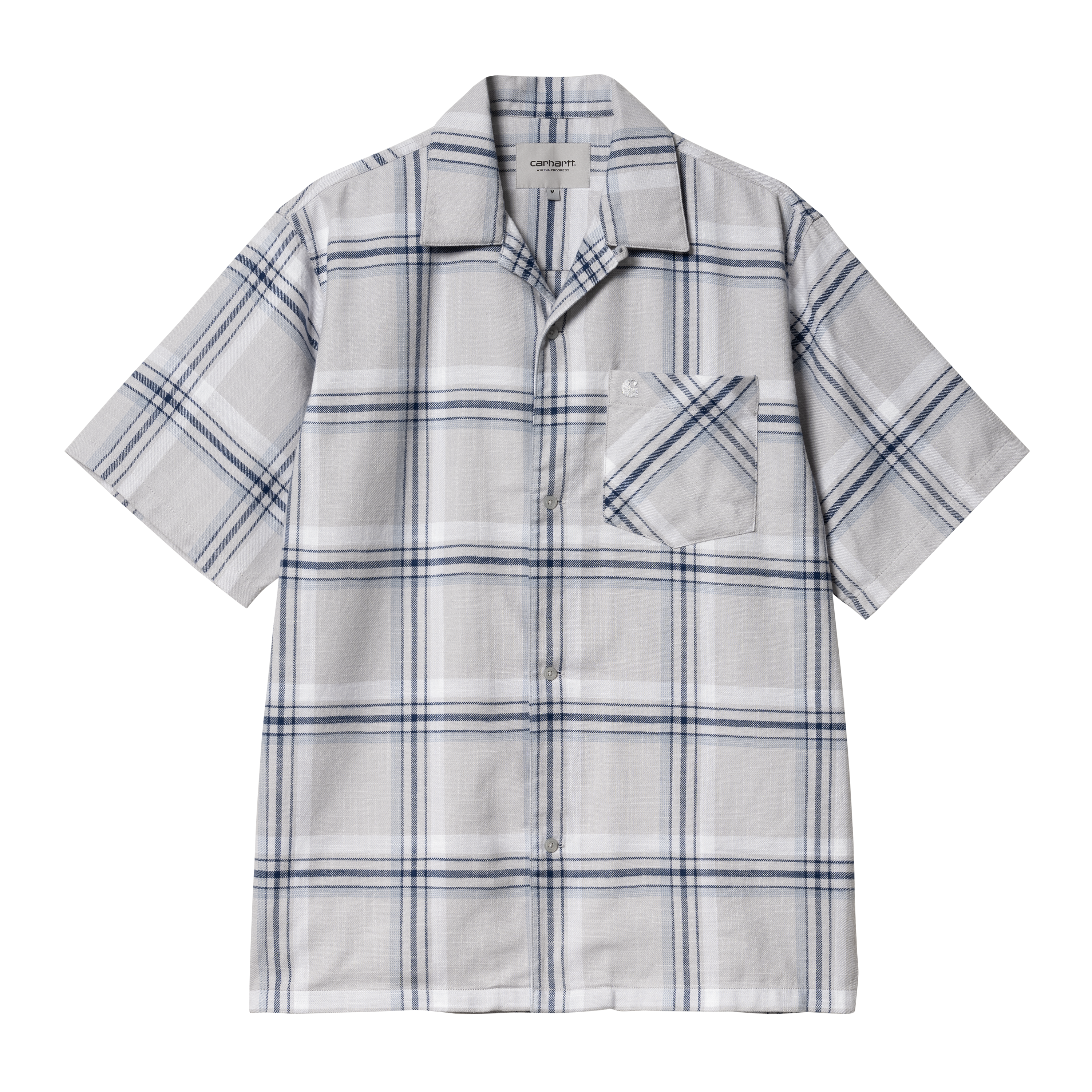 Carhartt WIP S/S Mika Shirt, Mika Check, Sonic Silver | Official 