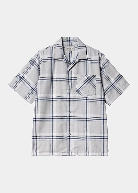 Carhartt WIP Short Sleeve Mika Shirt in Grey