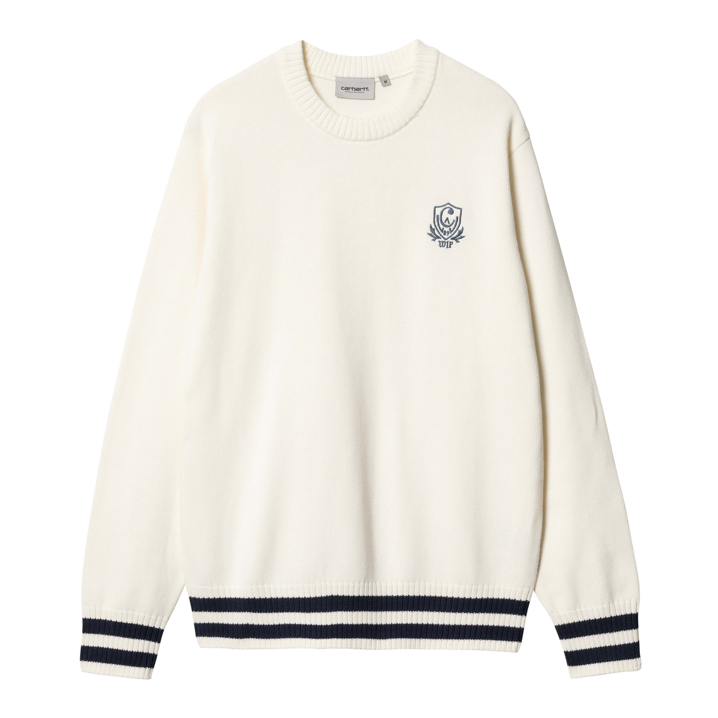 Carhartt WIP Cambridge Sweater in Bianco