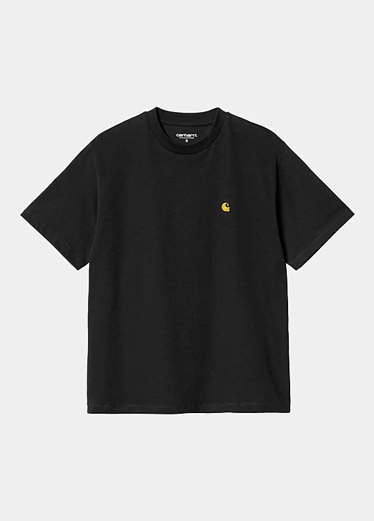 Carhartt WIP Women’s Short Sleeve Chase T-Shirt Noir
