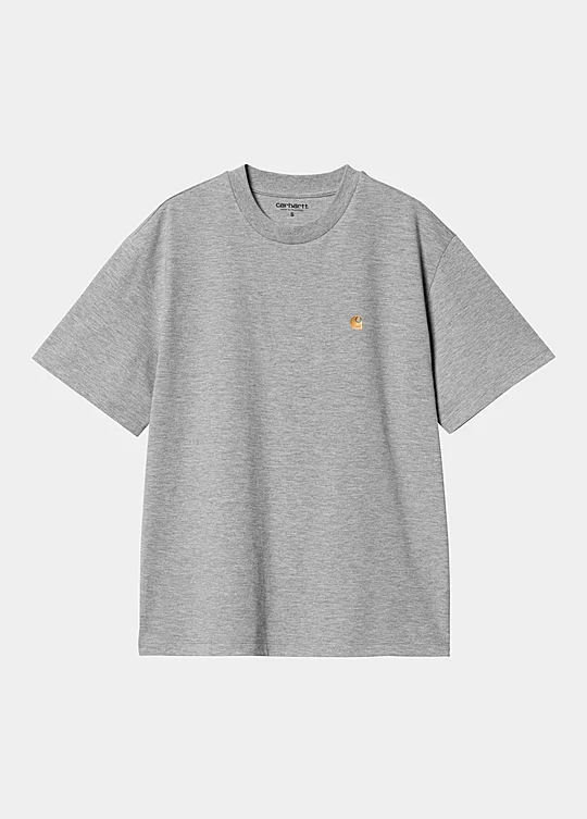Carhartt WIP Women’s Short Sleeve Chase T-Shirt in Grey