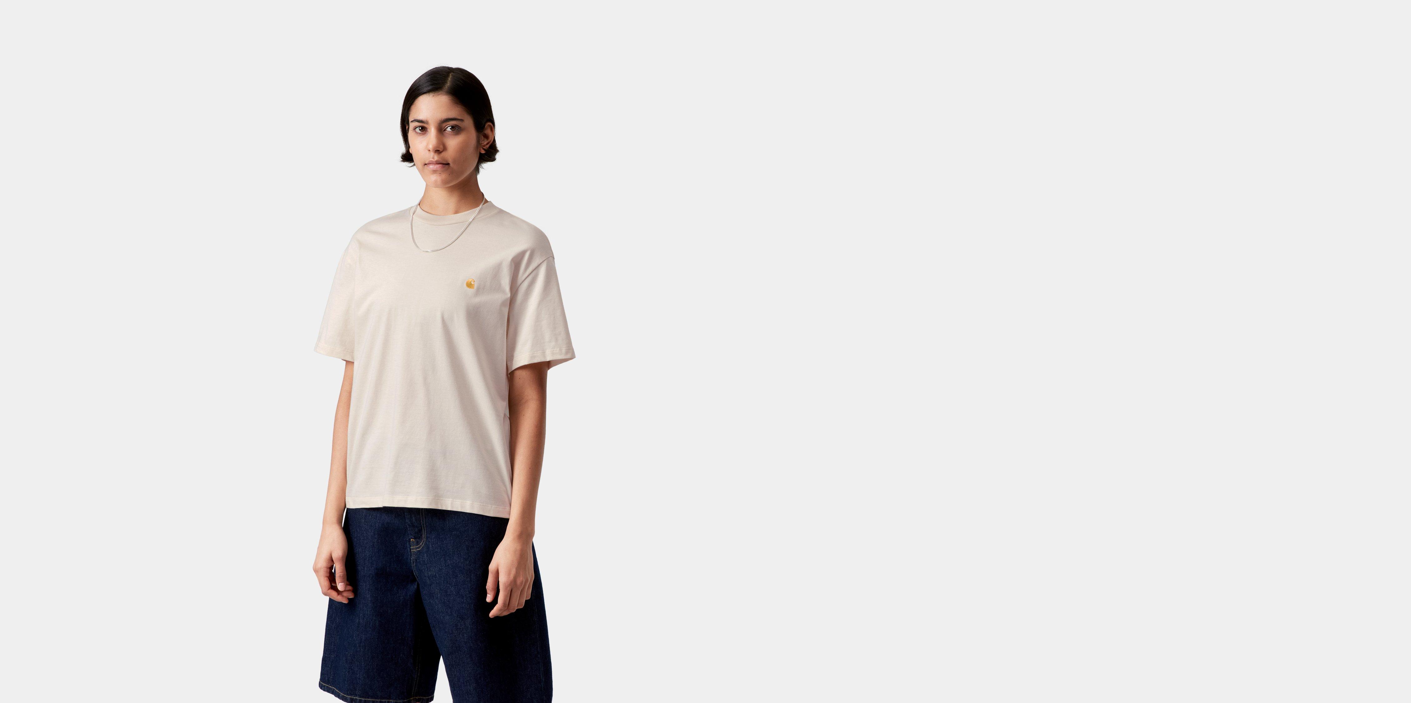Carhartt WIP W' S/S Chase T-Shirt Natural / Gold | beige | S | Women