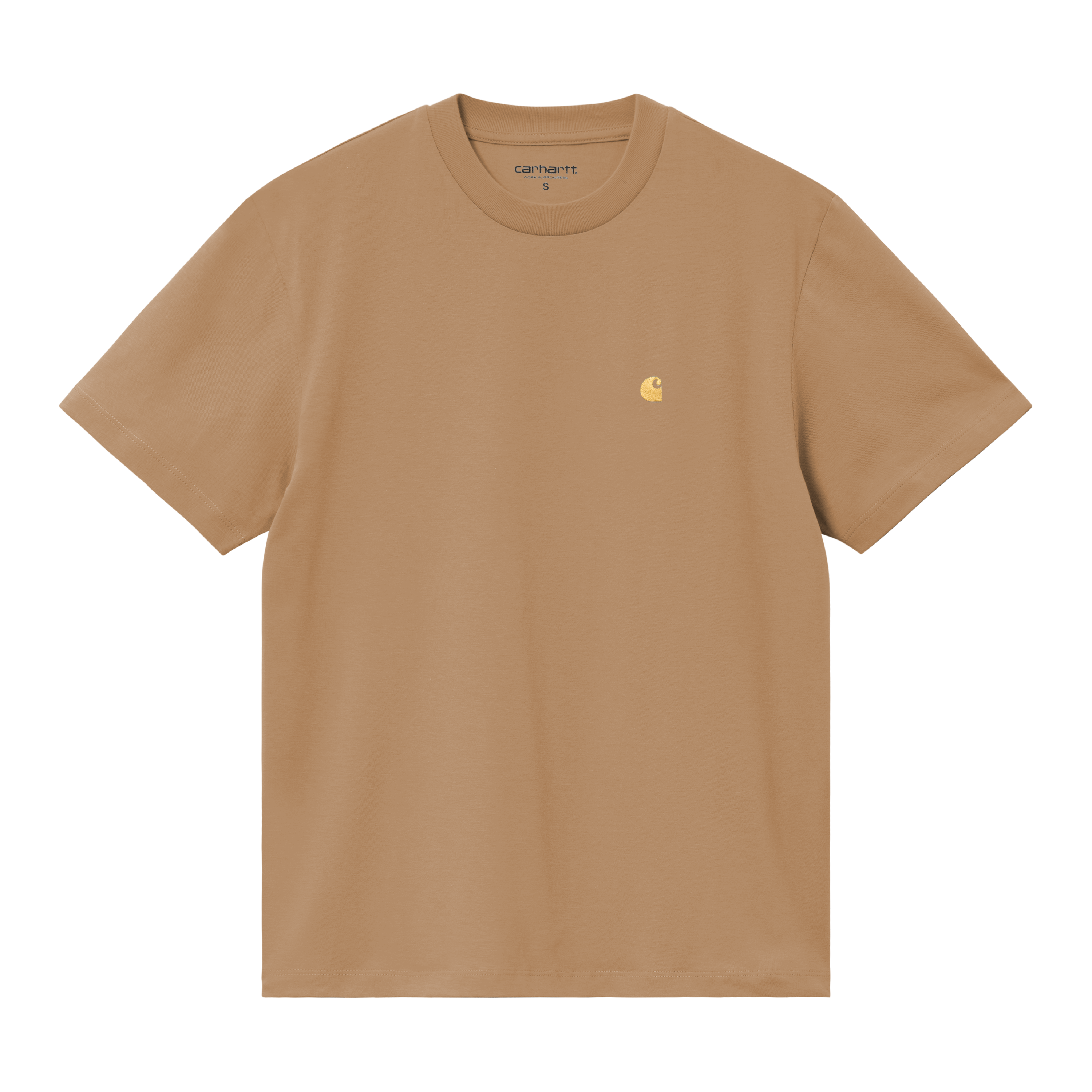 Carhartt WIP Women’s Short Sleeve Chase T-Shirt in Marrone