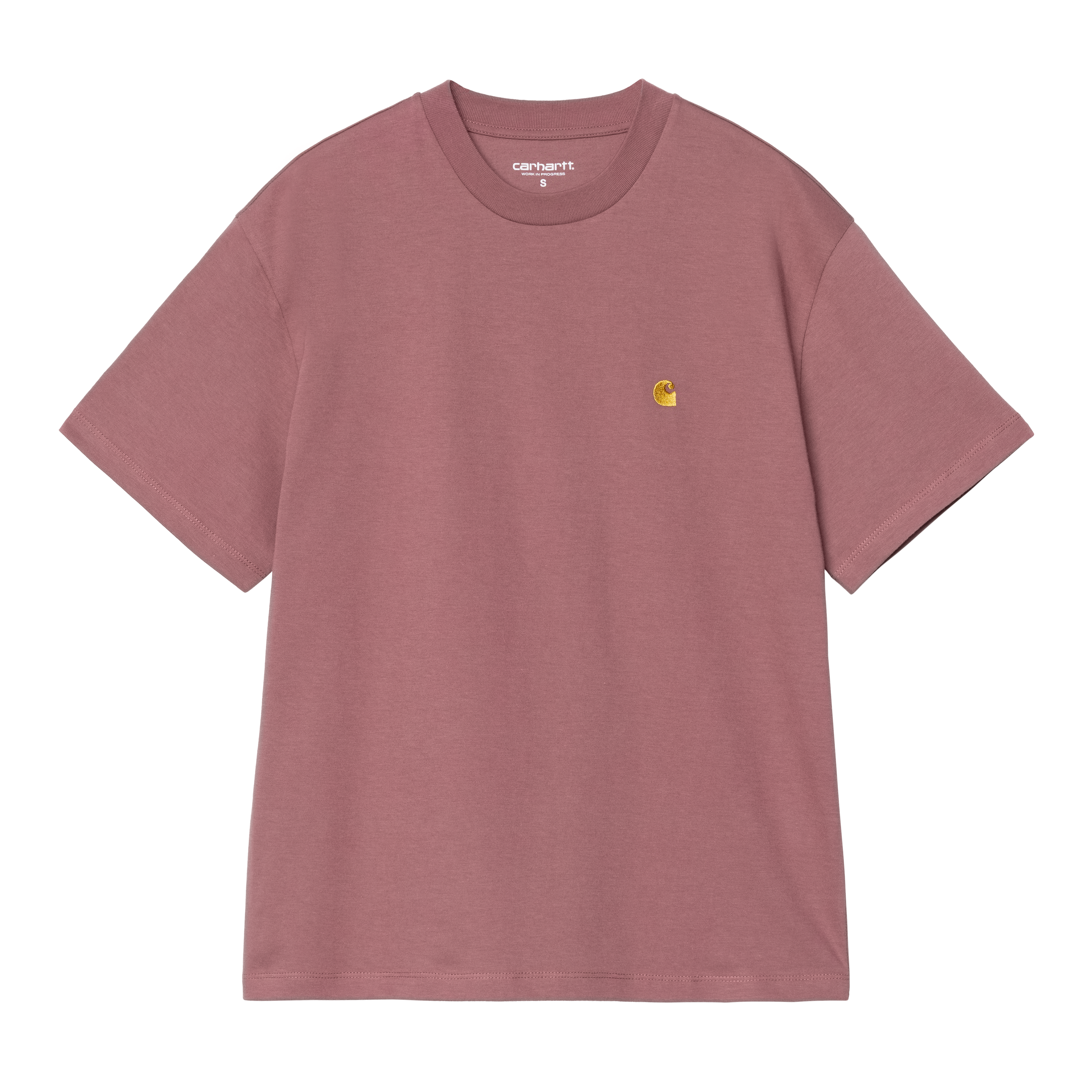 Carhartt WIP Women’s Short Sleeve Chase T-Shirt in Pink