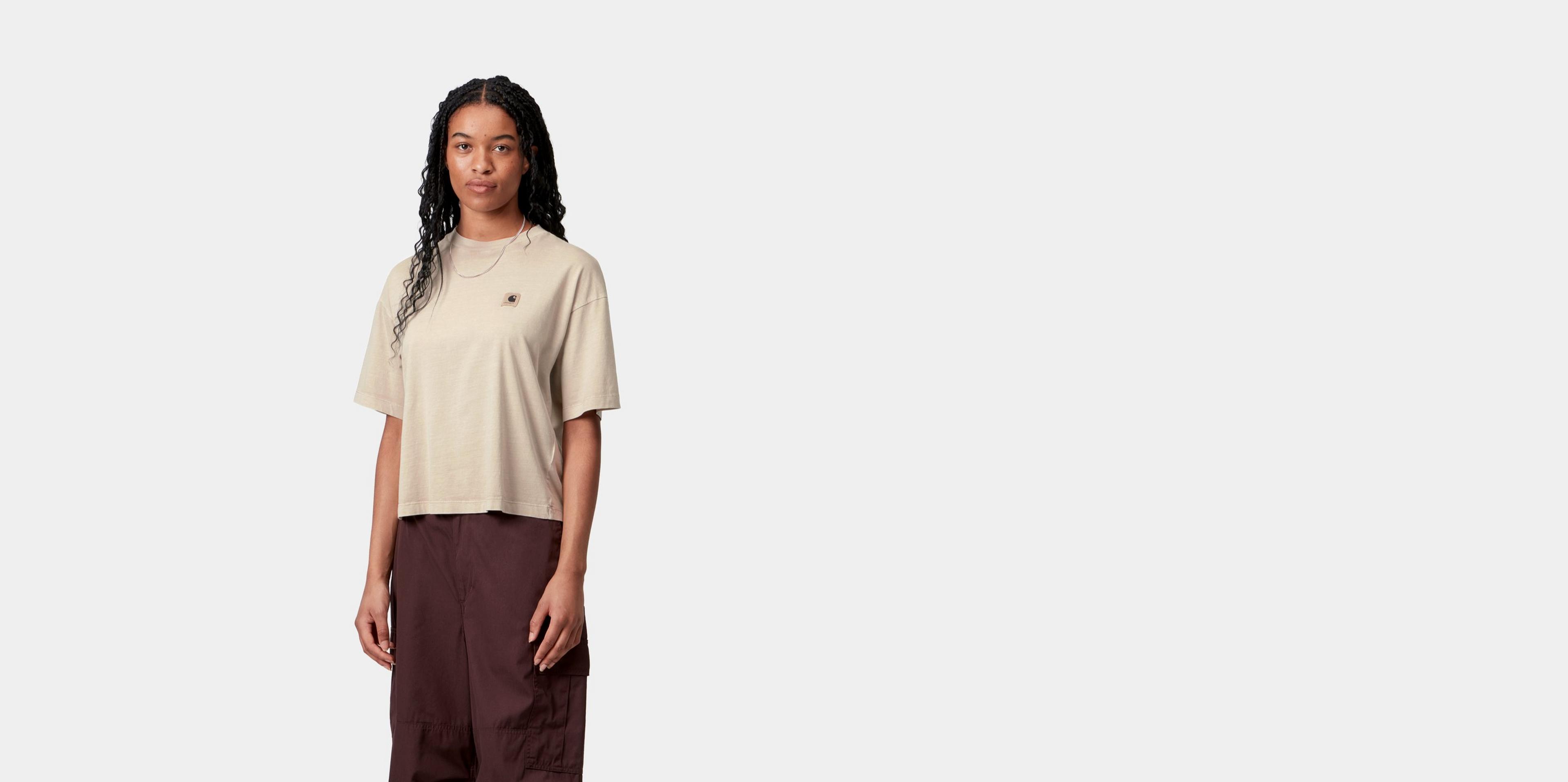 ★ドイツ発*carhartt WIP*新作*Nelson Tシャツ/FLEUR DE SEL★ Carhartt WIP W' S/S Nelson T-Shirt, Fleur De Sel | Official