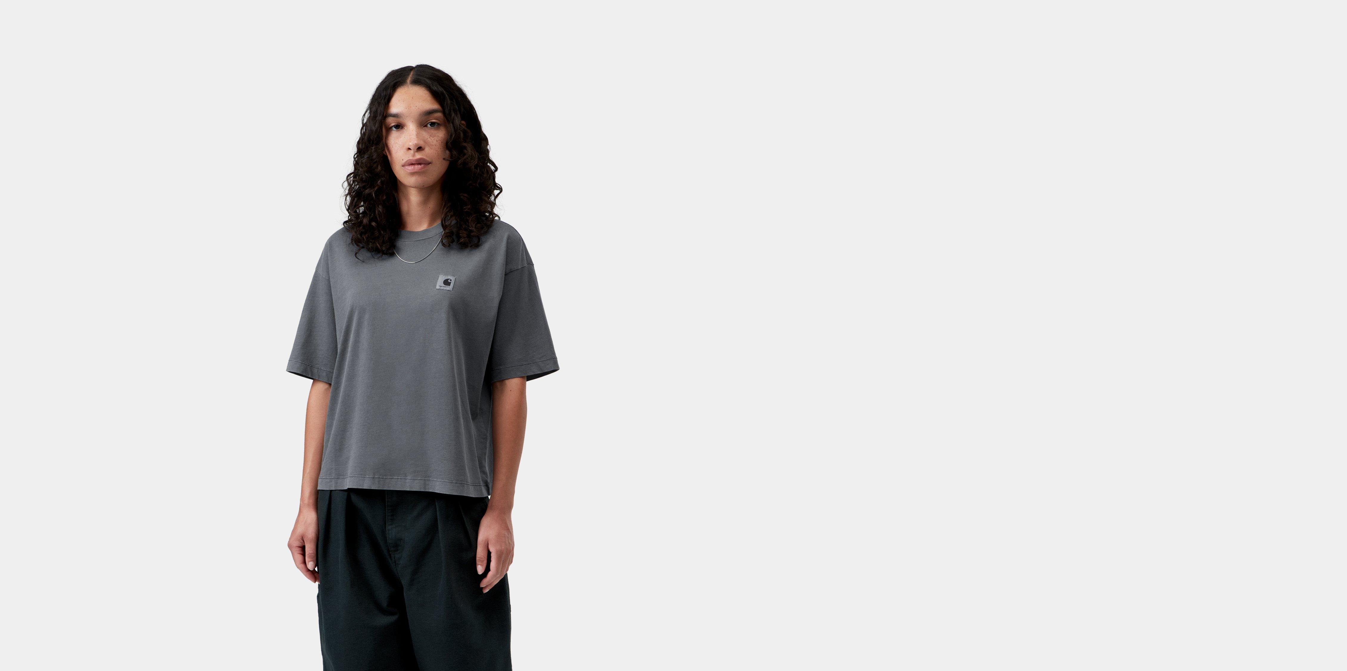 Carhartt WIP W' S/S Nelson T-Shirt Styx garment dyed | black | M | Women