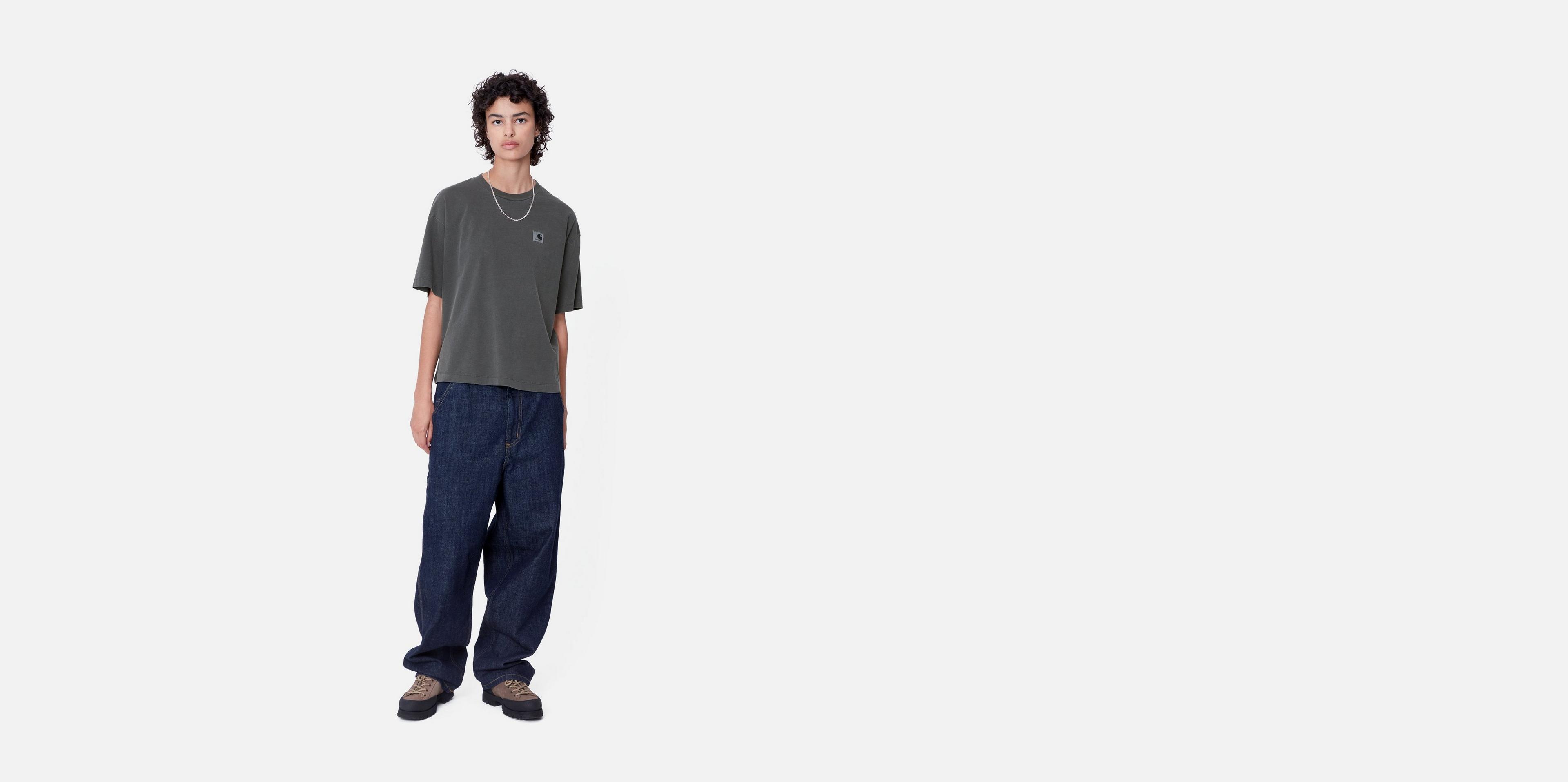 Carhartt WIP W' S/S Nelson T-Shirt, Graphite | Official