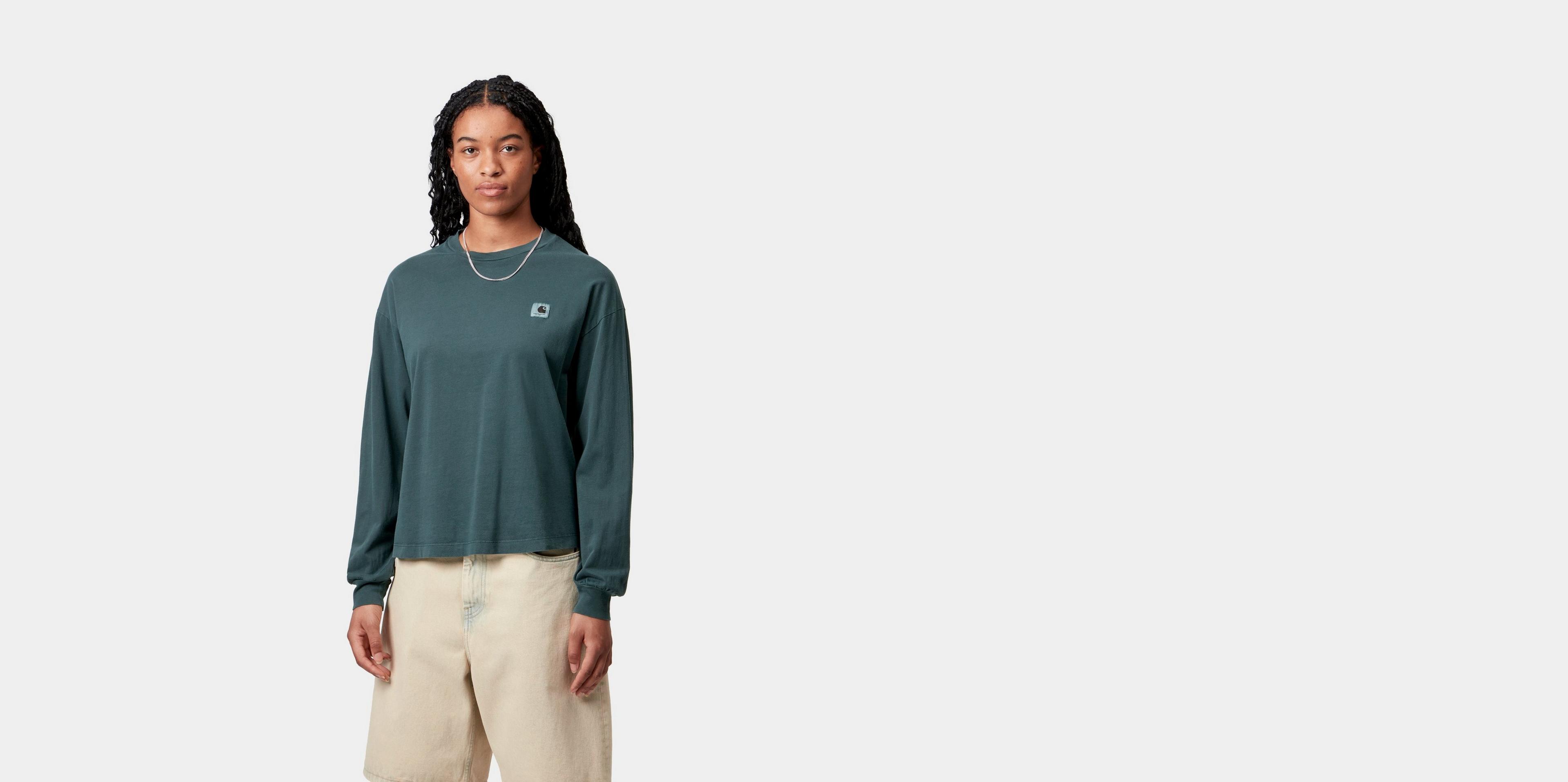★2025SS新作★CARHARTT★L/S NELSON T-SHIRT Carhartt WIP W' S/S Nelson T-Shirt, Black | Official Online