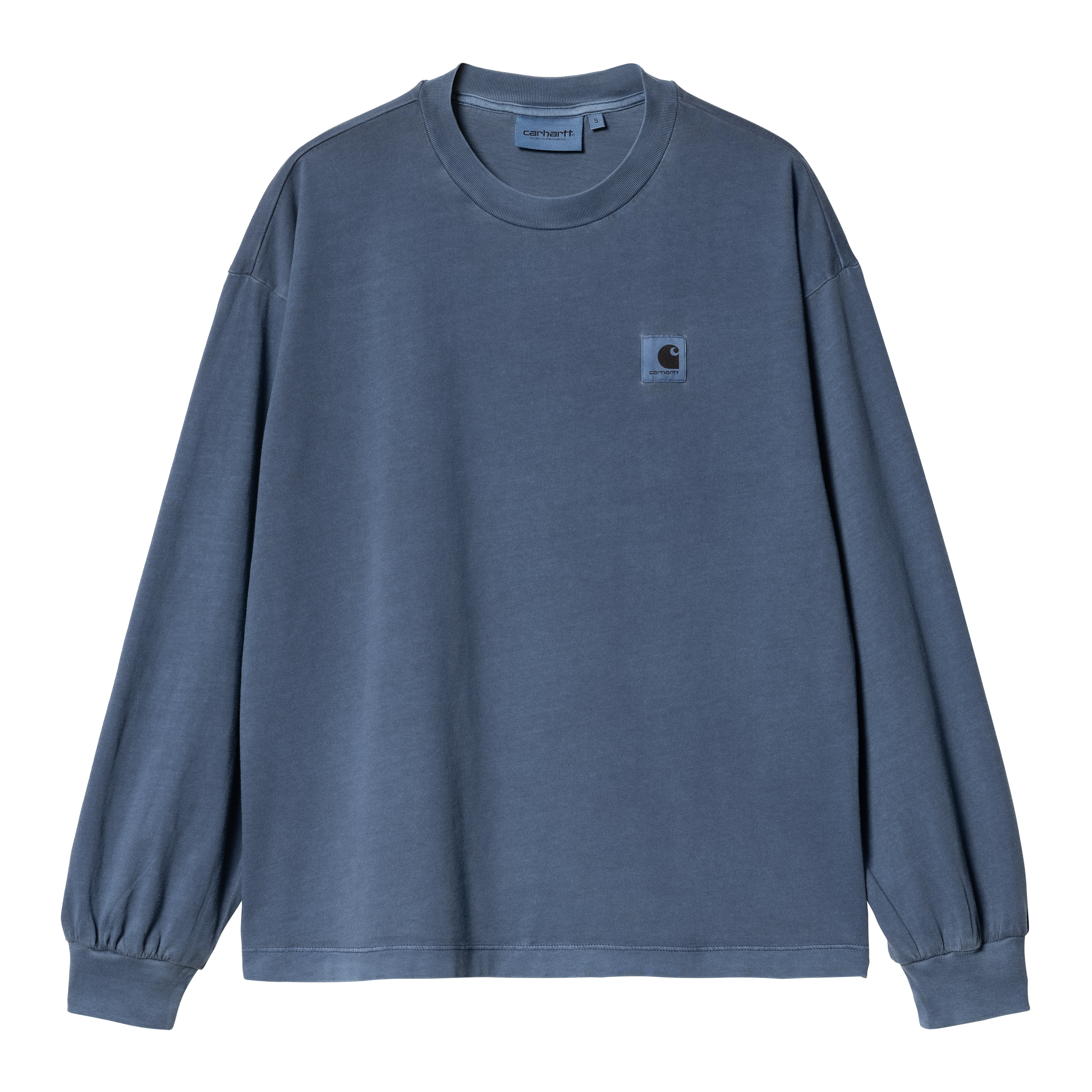 Carhartt WIP Women’s Long Sleeve Nelson T-Shirt in Blu