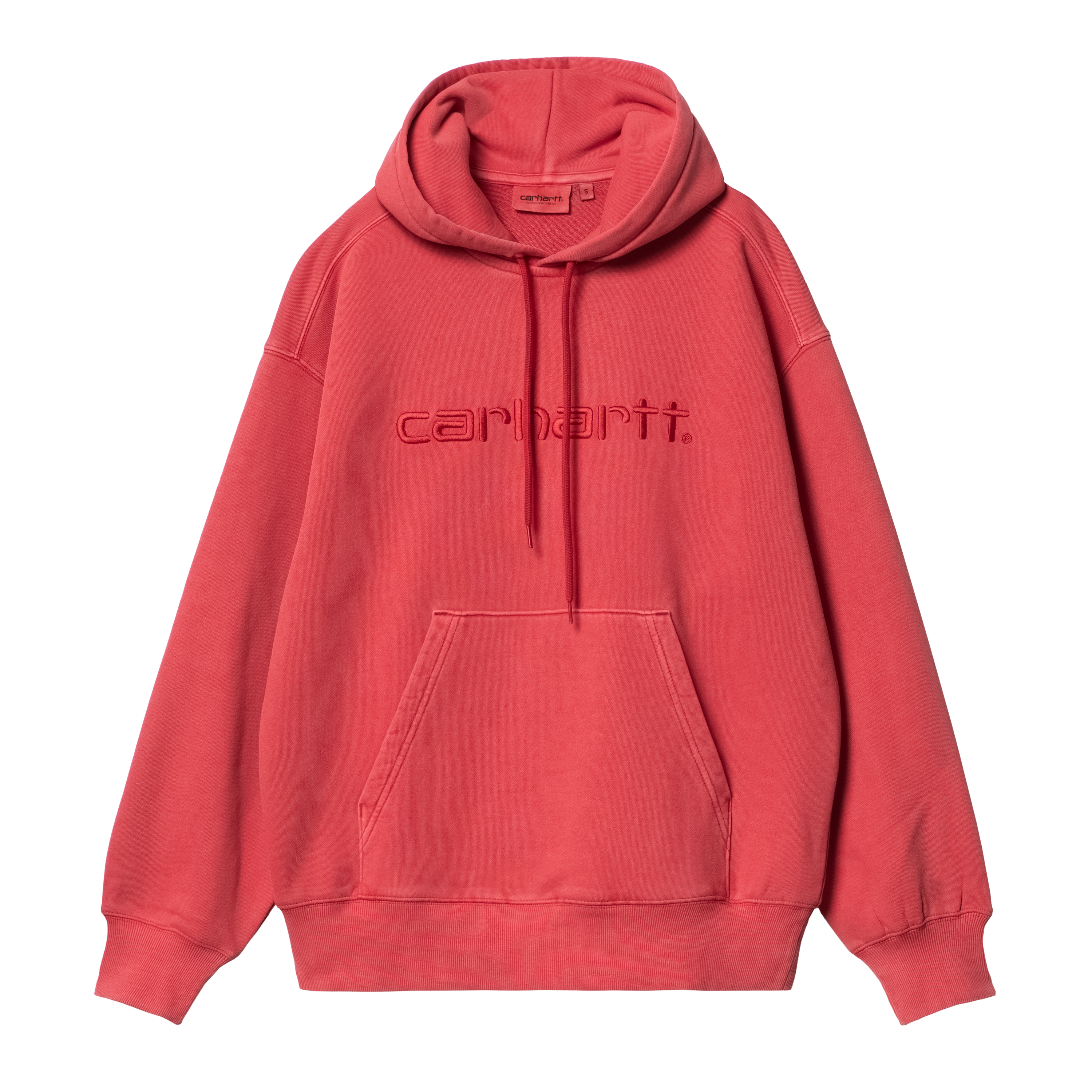 Carhartt WIP Women’s Hooded Duster Sweat en Rojo