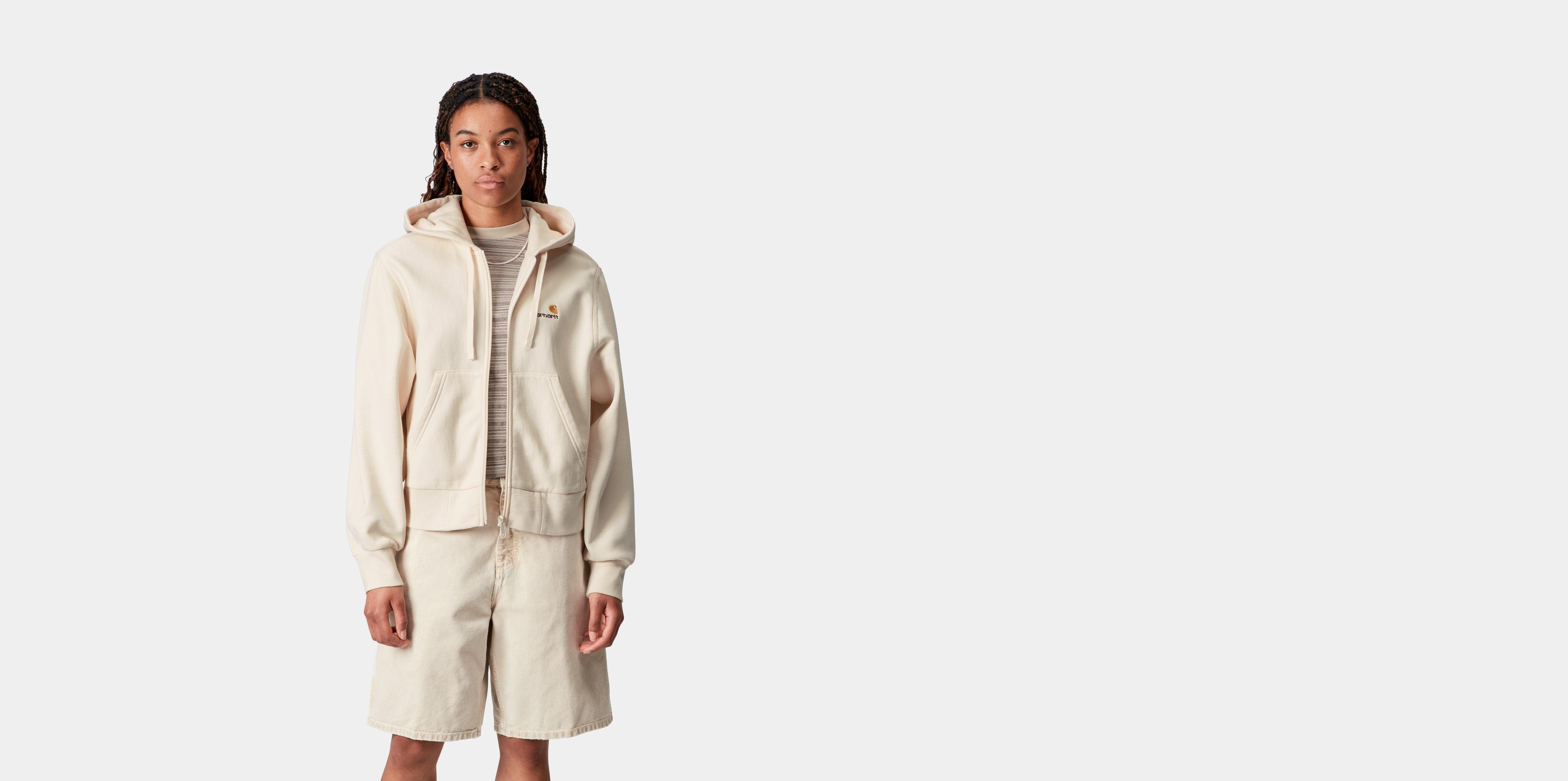 Carhartt WIP W' Hooded American Script Jacket, Natural