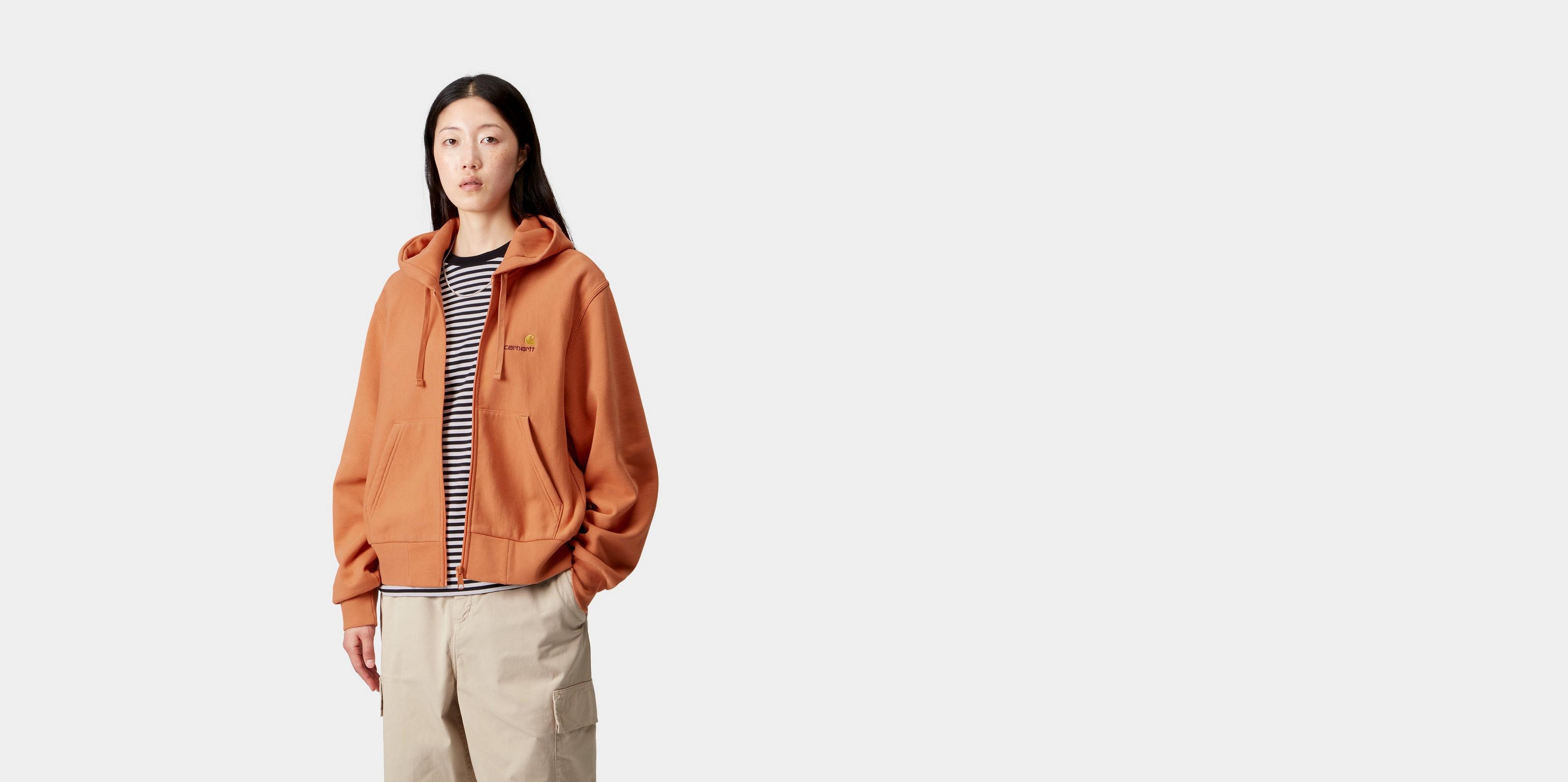 ★CARHARTT WIP Hooded American Script Jacket 関税込★ Carhartt WIP Hooded American Script Jacket, Peanut