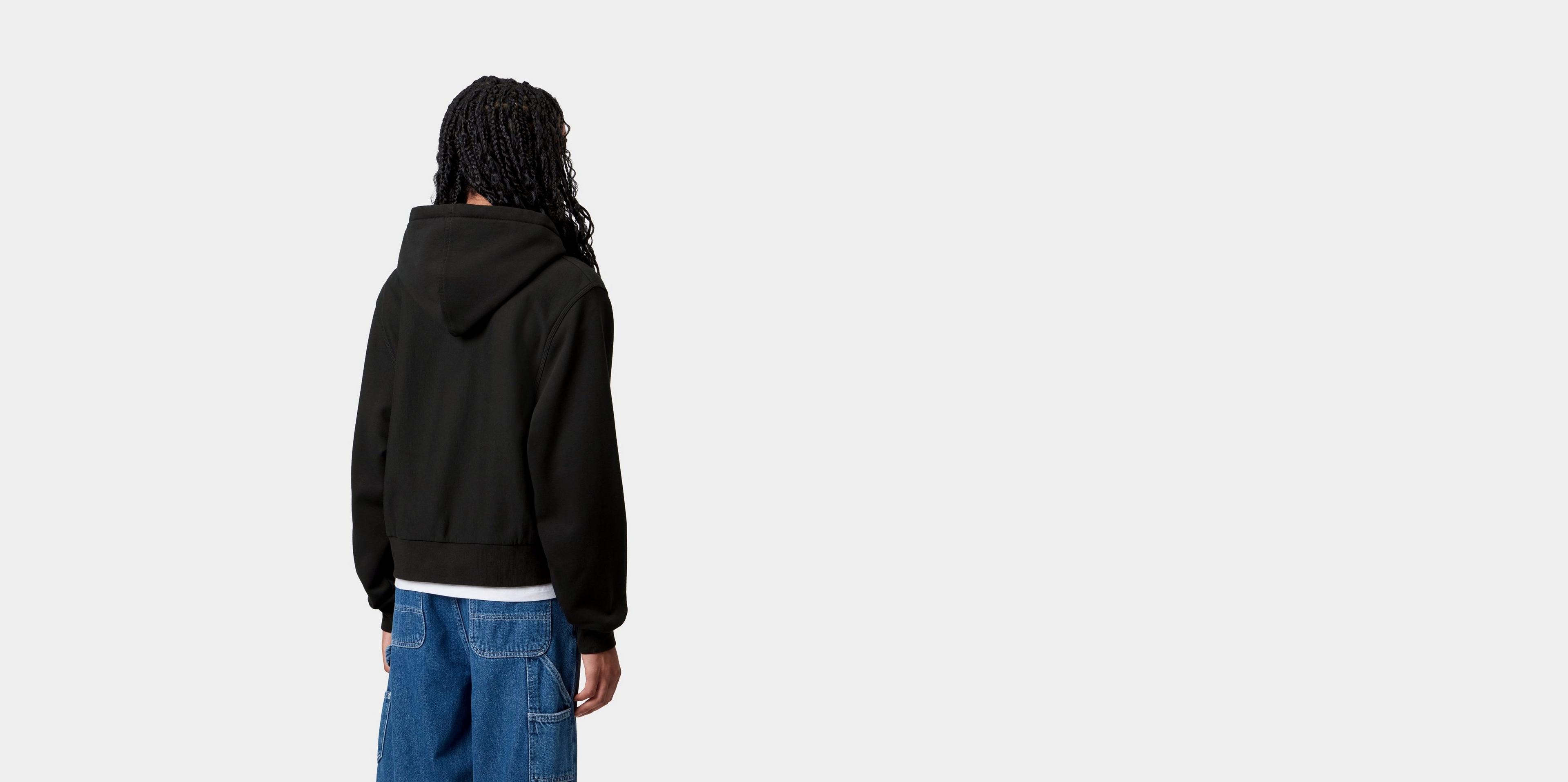 Carhartt WIP W' Hooded American Script Jacket, Black