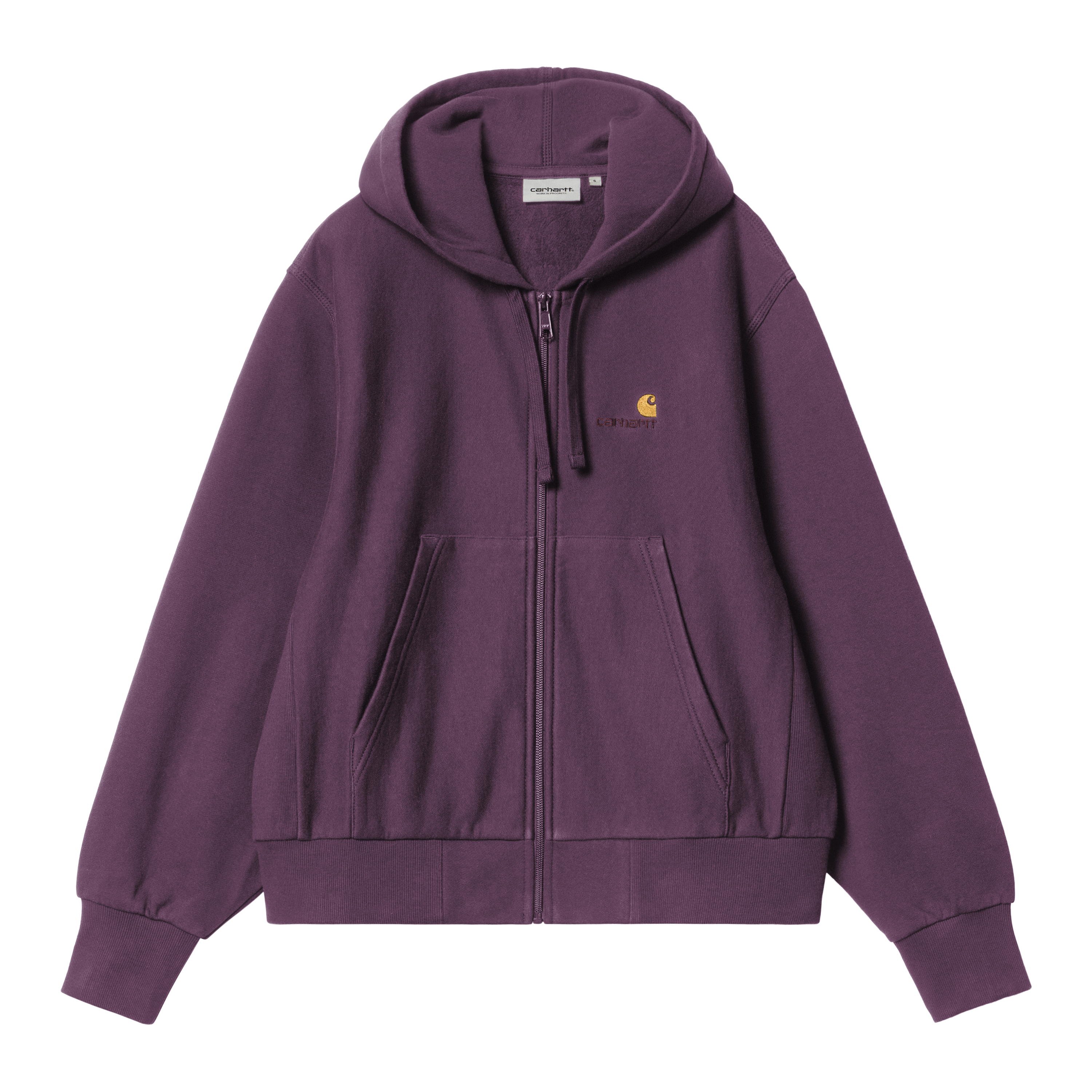 Carhartt WIP Women’s Hooded American Script Jacket in Purple