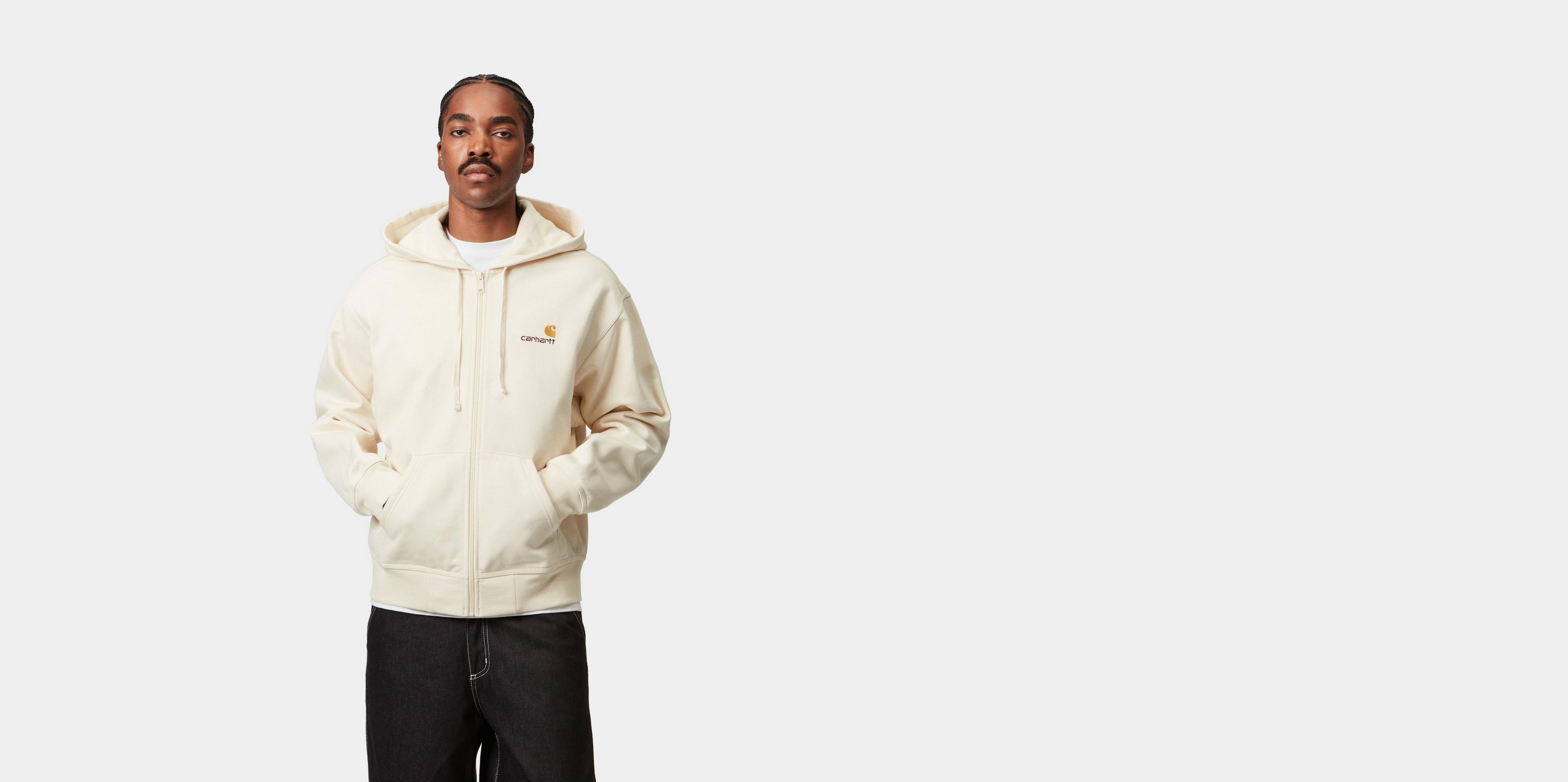★CARHARTT WIP Hooded American Script Jacket 関税込★ Carhartt WIP Hooded American Script Jacket, Natural