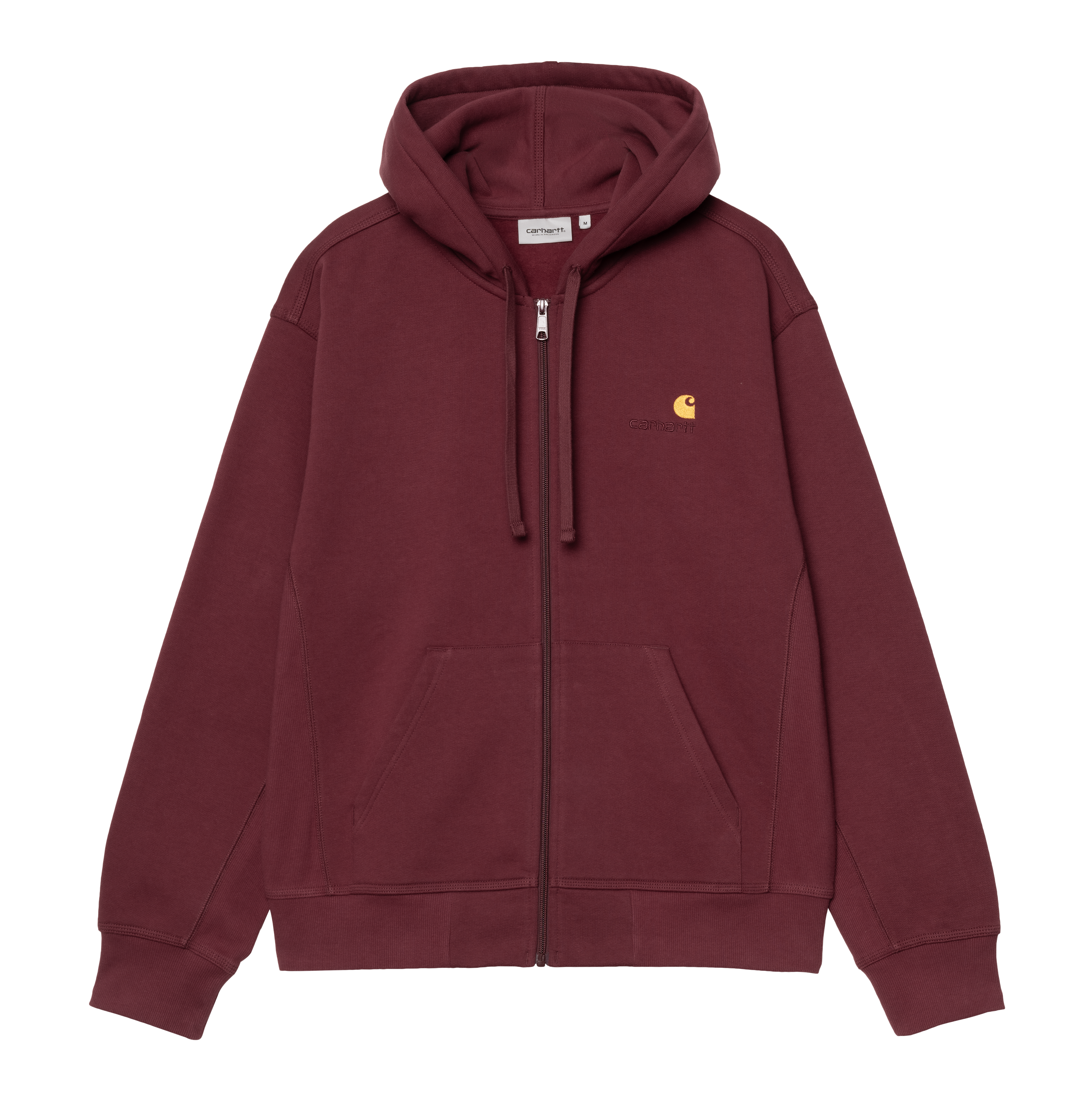 Carhartt WIP Hooded American Script Jacket in Rot