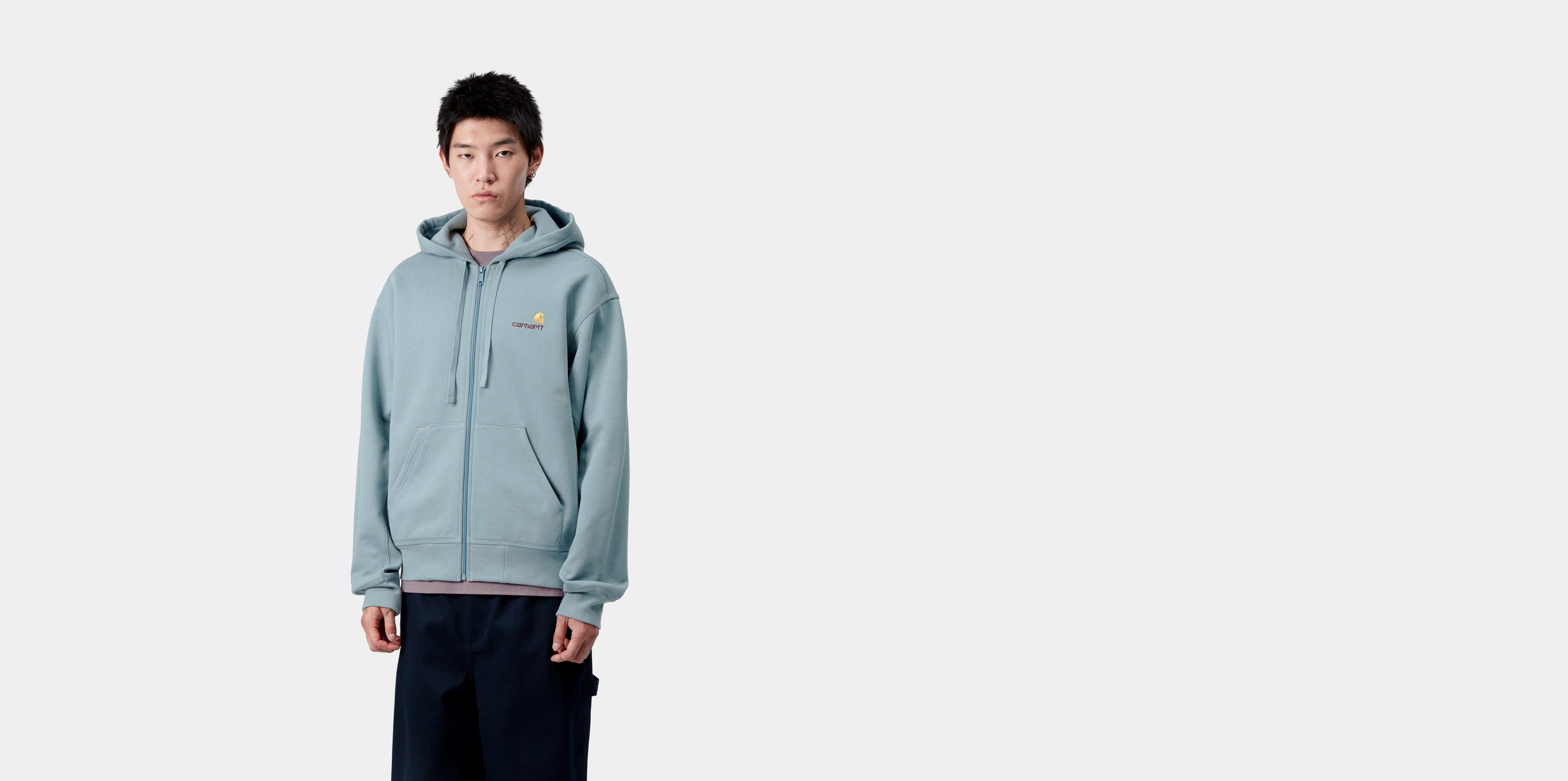 Carhartt WIP Hooded American Script Jacket, Citadel | Official