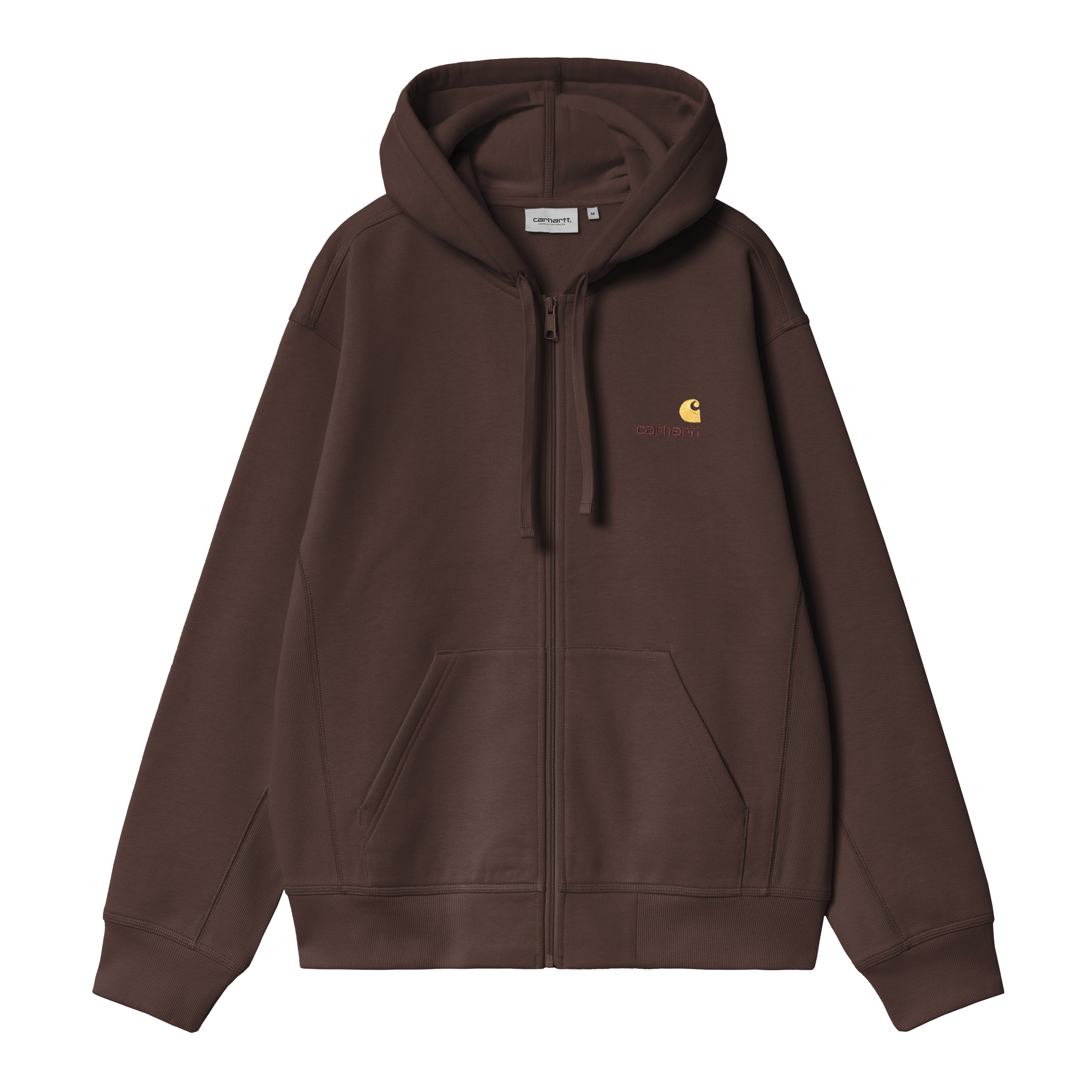 トップス Carhartt HOODED AMERICAN SCRIPT JACKET Carhartt WIP Hooded American Script Jacket, Palisander | Official