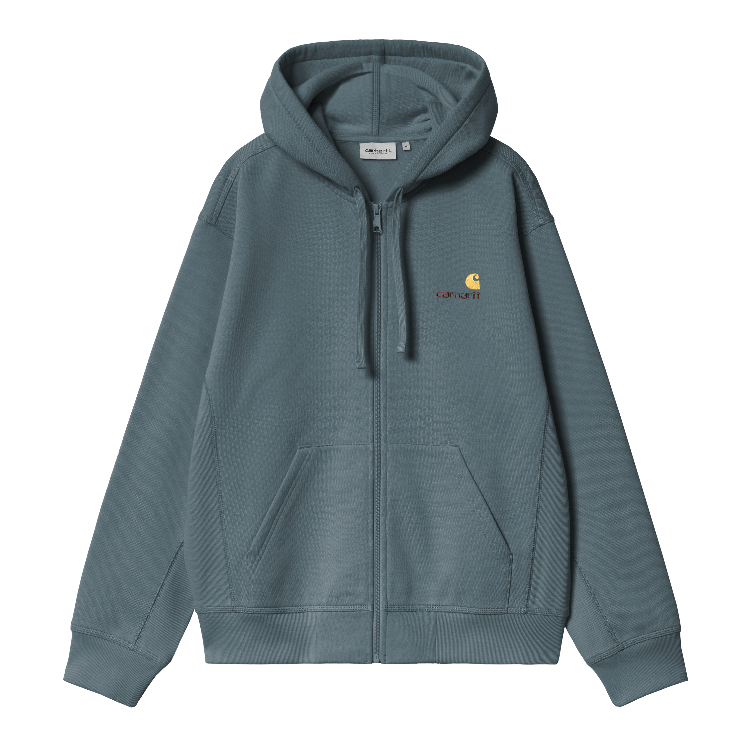 Carhartt WIP Hooded American Script Jacket, Office Blue | Official